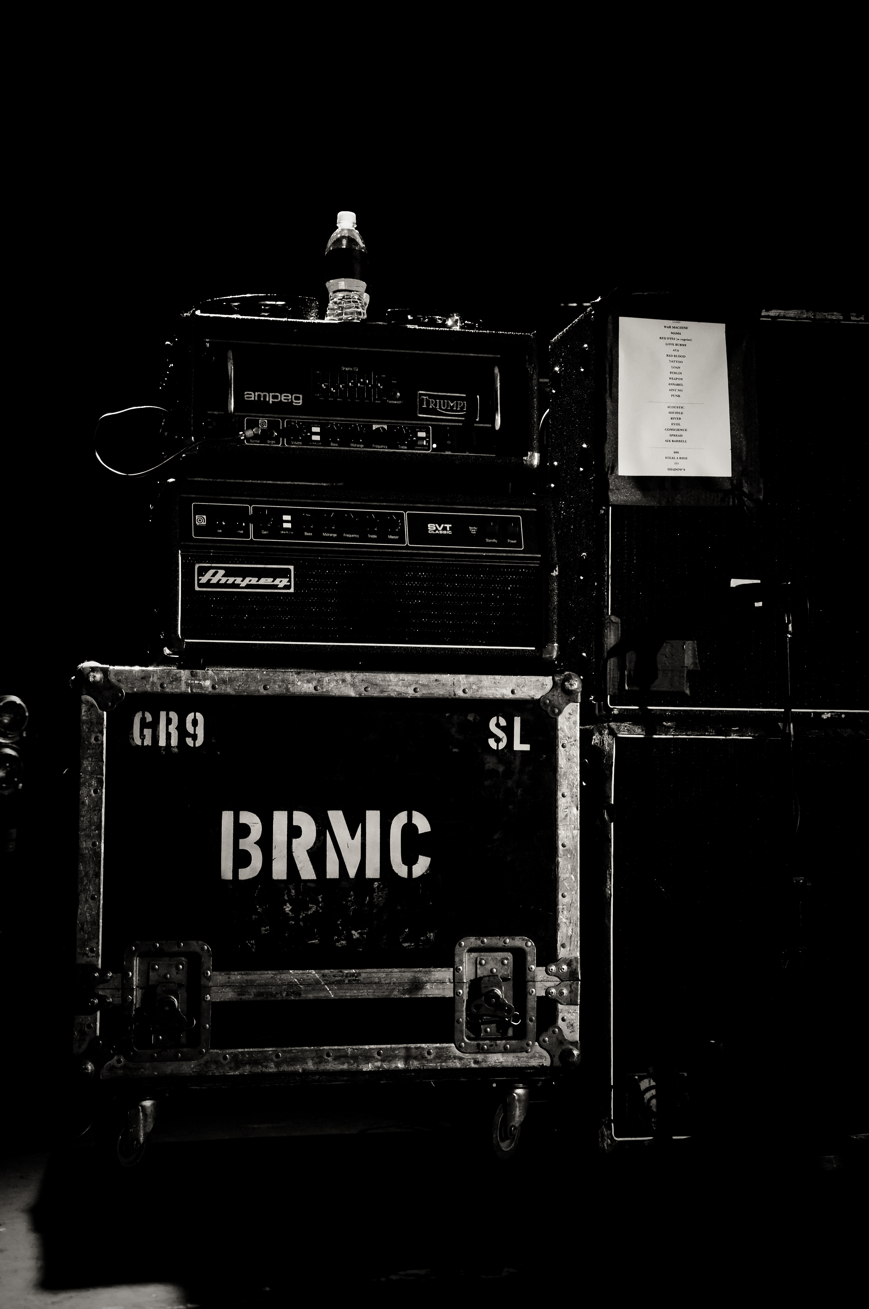 Black Rebel Motorcycle Club performing at Commodore Ballroom, Vancouver - concert photography by Michael Caswell