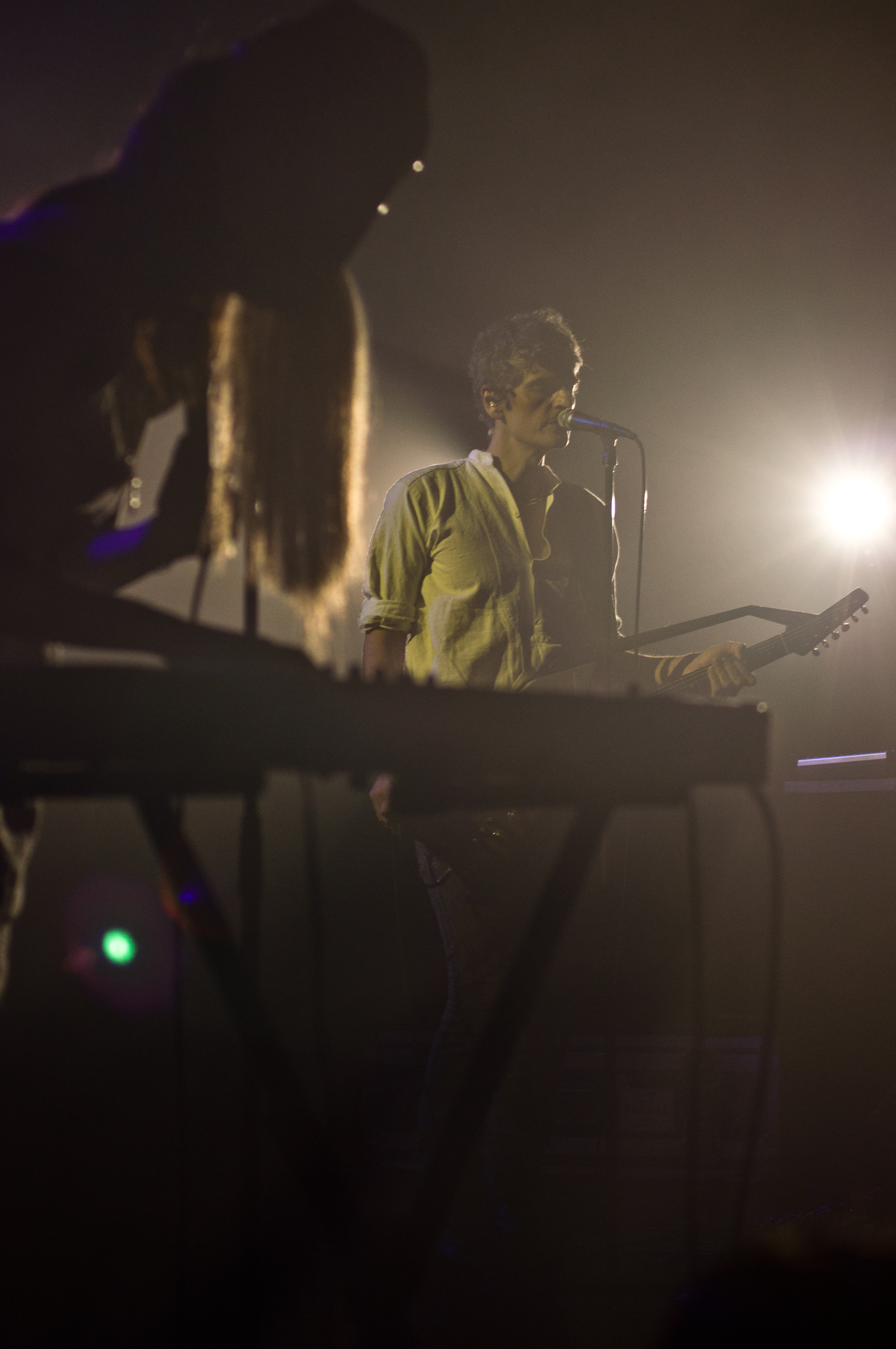 Blonde Redhead performing at Commodore Ballroom, Vancouver - concert photography by Michael Caswell