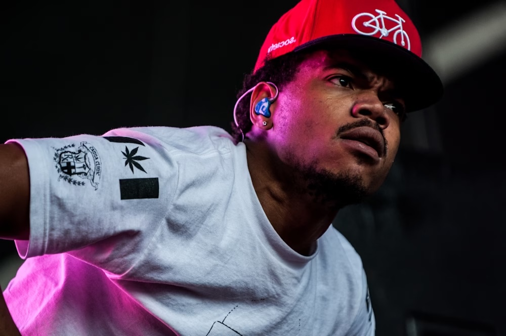 Chance The Rapper performing at Pemberton Festival, Vancouver - concert photography by Michael Caswell