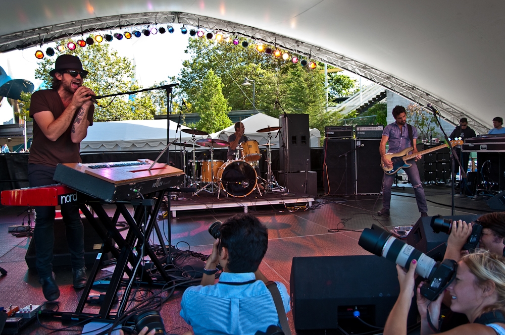 Crash Kings performing at Bumbershoot, Vancouver - concert photography by Michael Caswell