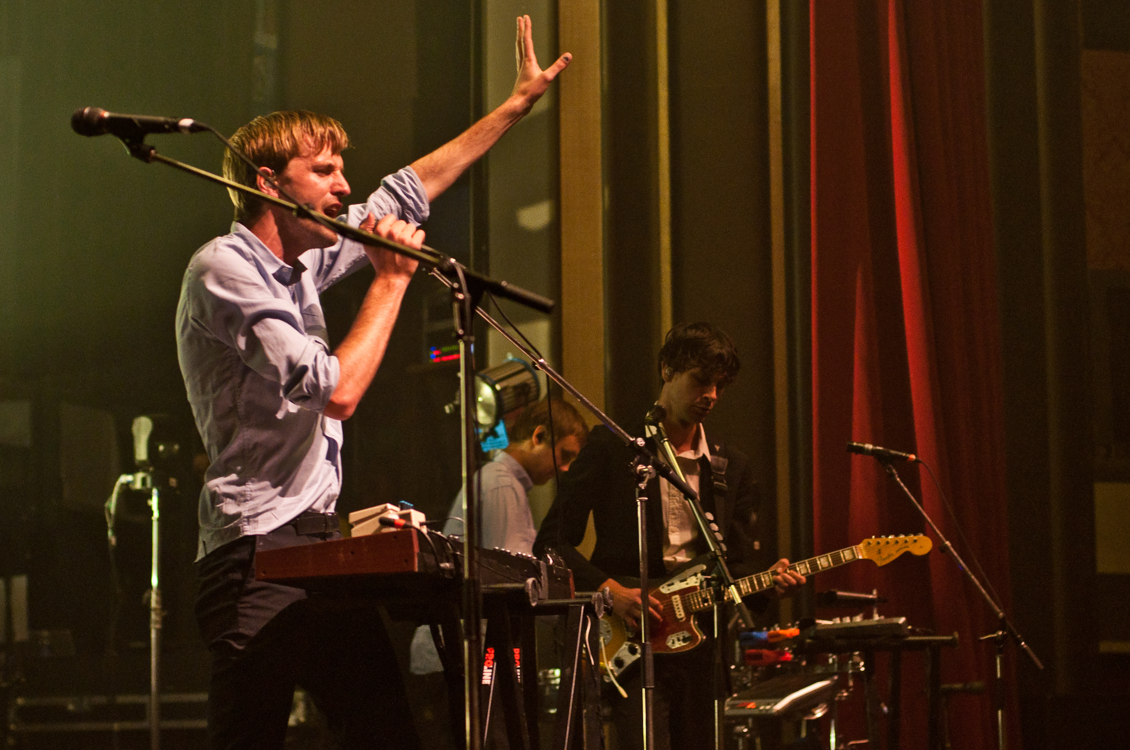 Cut Copy performing at Vogue Theatre, Vancouver - concert photography by Michael Caswell