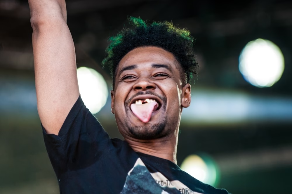 Danny Brown performing at Squamish Festival, Vancouver - concert photography by Michael Caswell