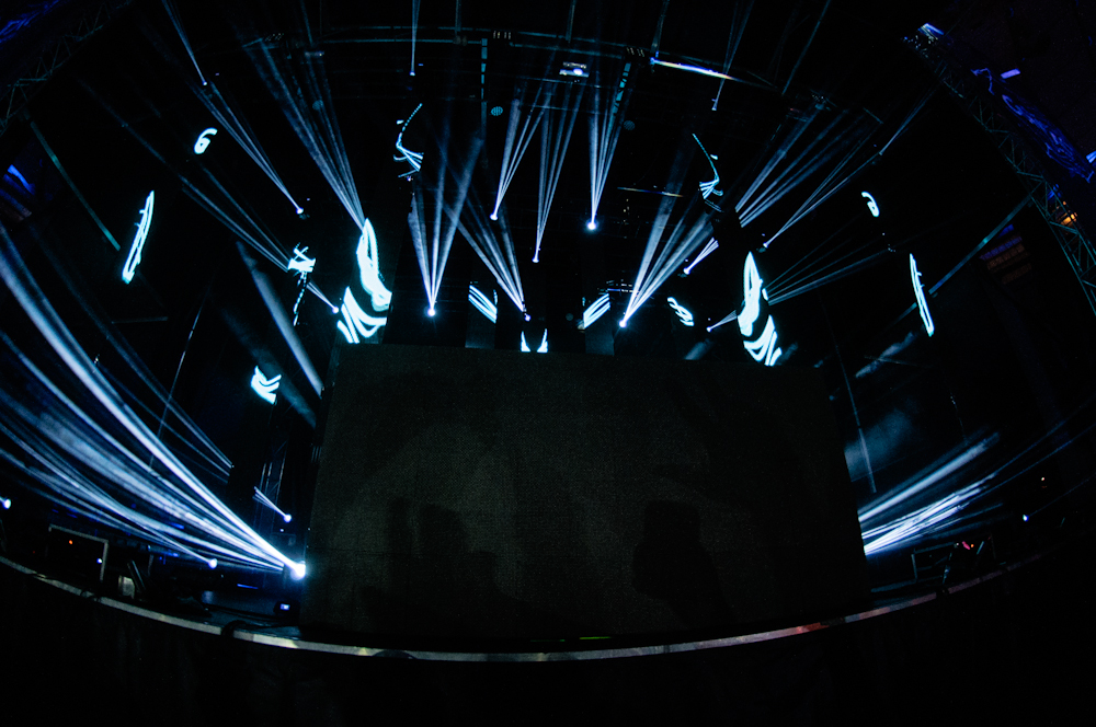 Deadmau5 performing at Contact Festival, Vancouver - concert photography by Michael Caswell
