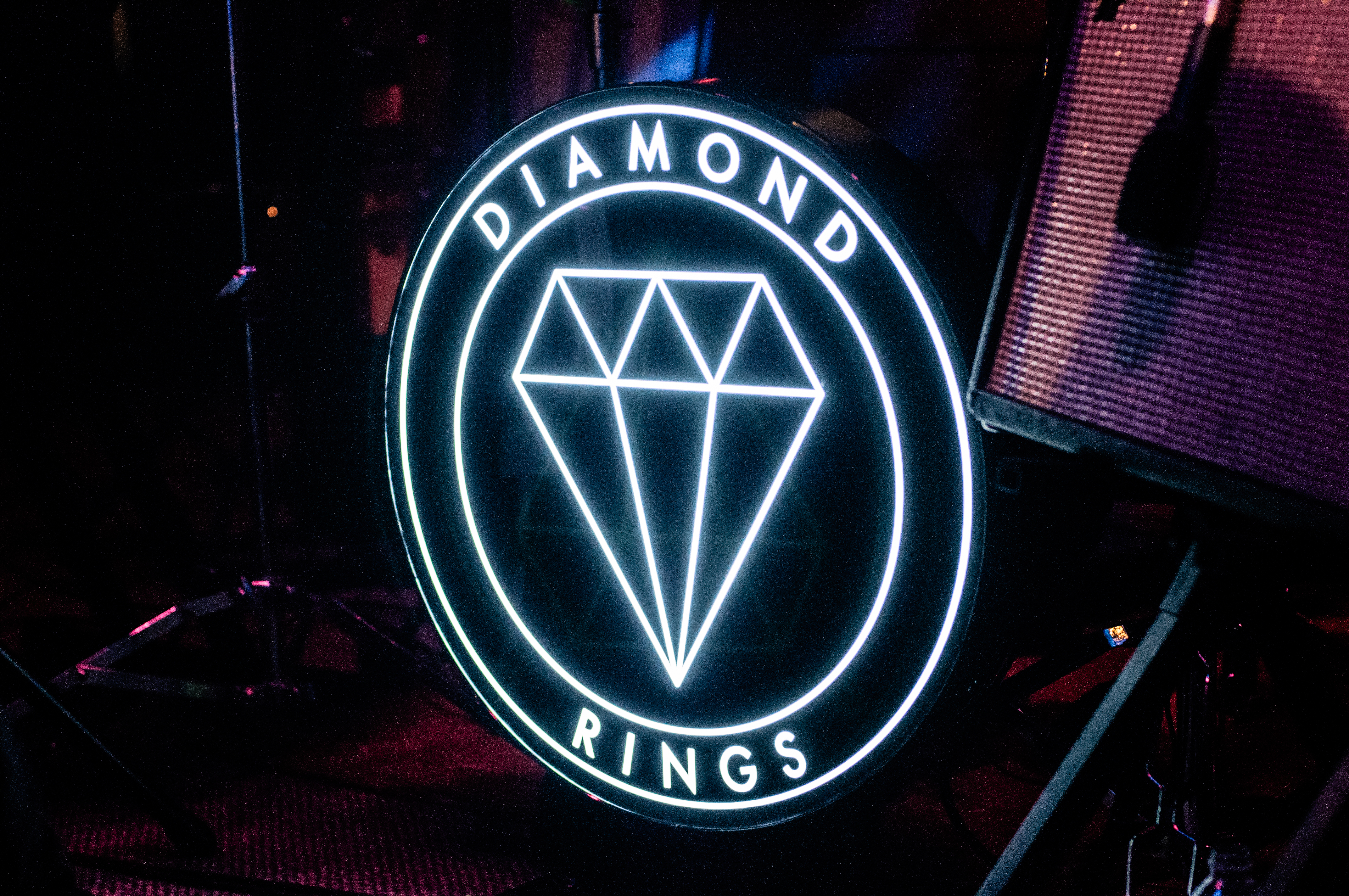 Diamond Rings performing at Fortune Sound Club, Vancouver - concert photography by Michael Caswell