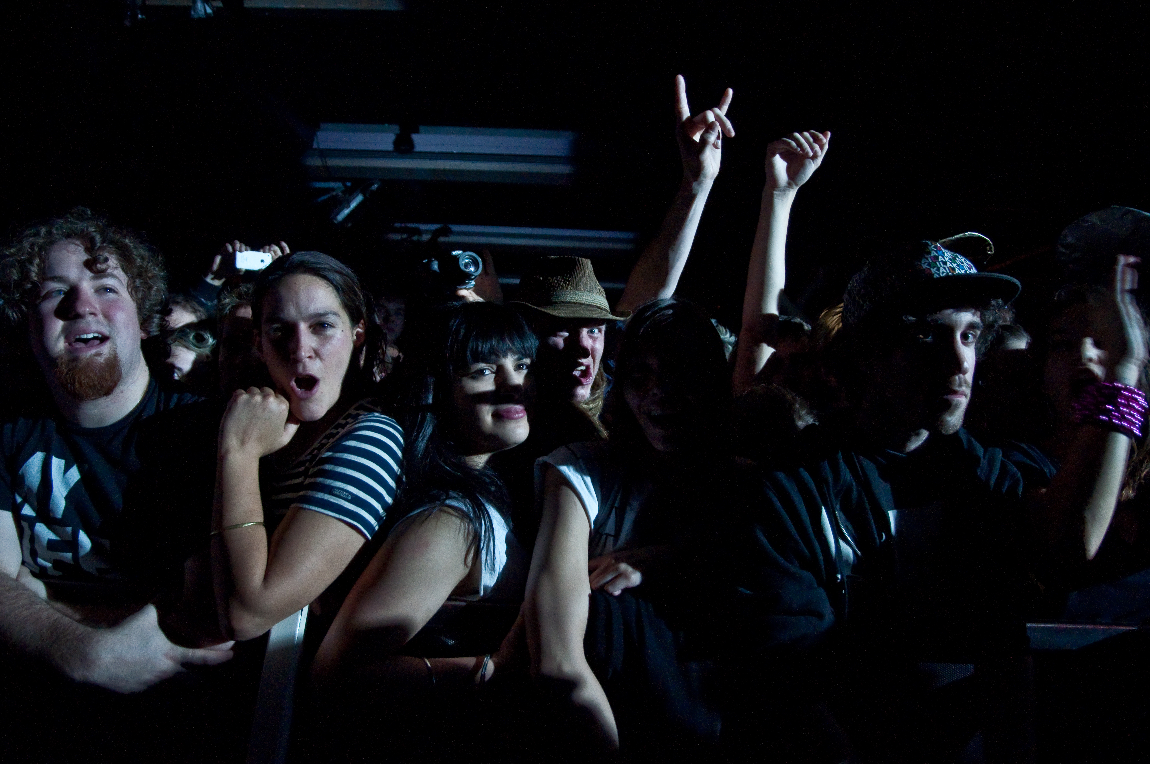 Die Antwoord performing at Commodore Ballroom, Vancouver - concert photography by Michael Caswell