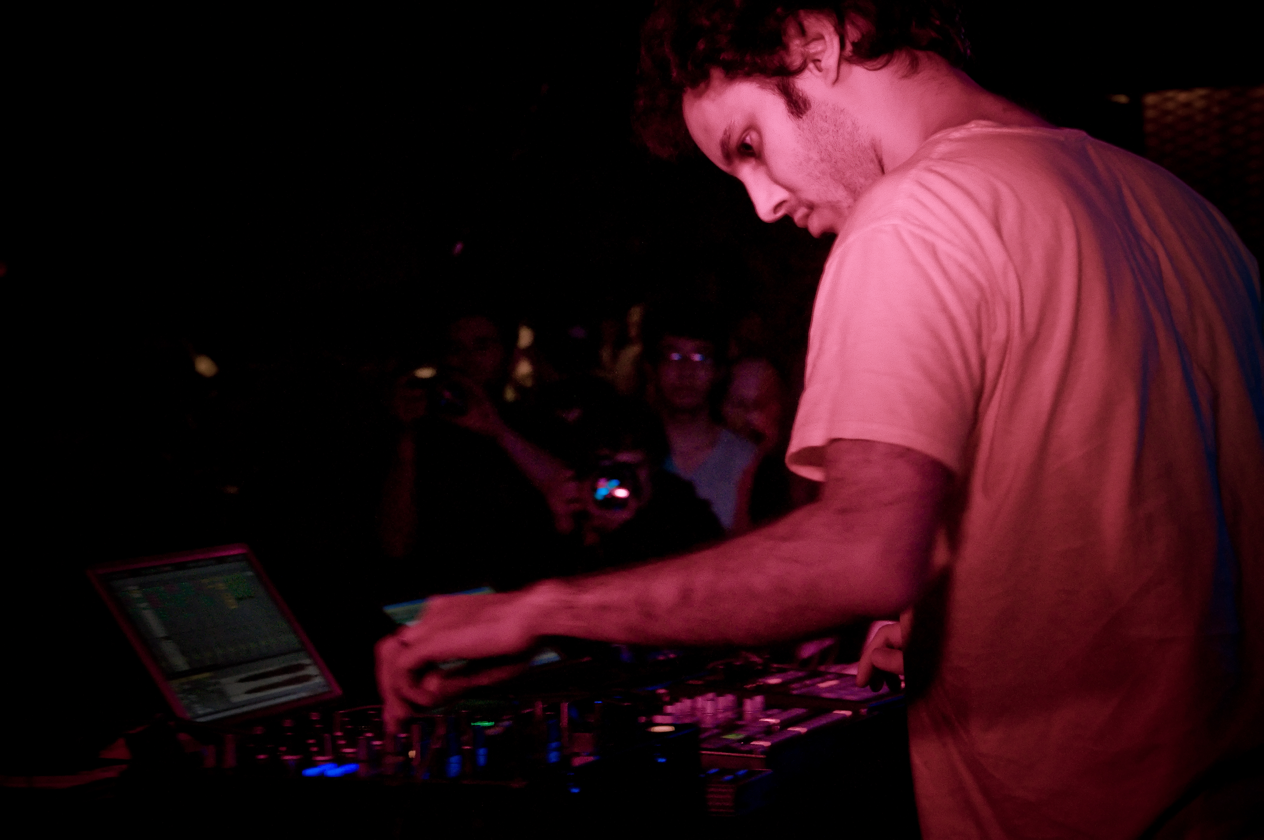 Four Tet performing at Biltmore Cabaret, Vancouver - concert photography by Michael Caswell