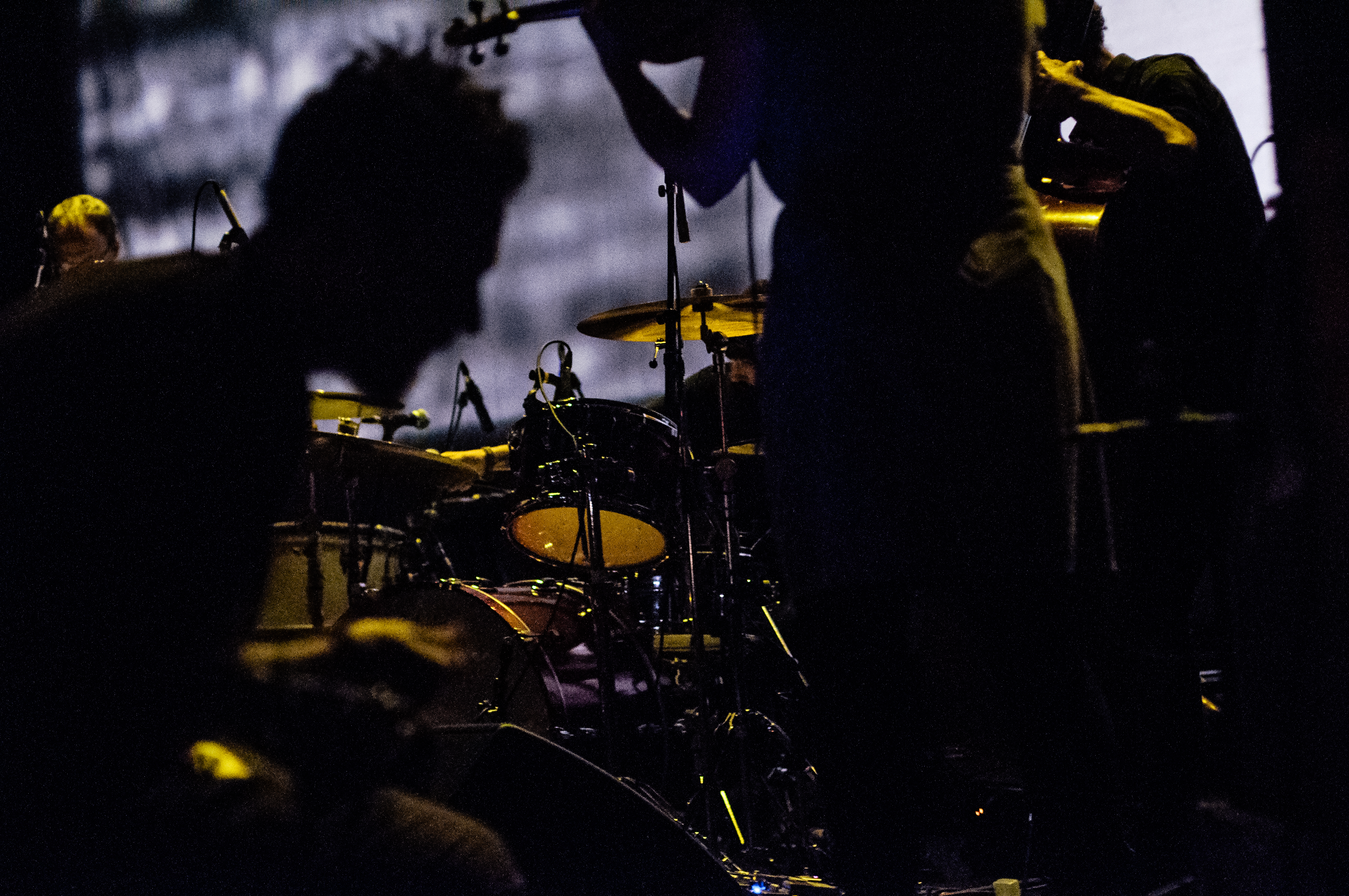 Godspeed You! Black Emperor performing at Vogue Theatre, Vancouver - concert photography by Michael Caswell