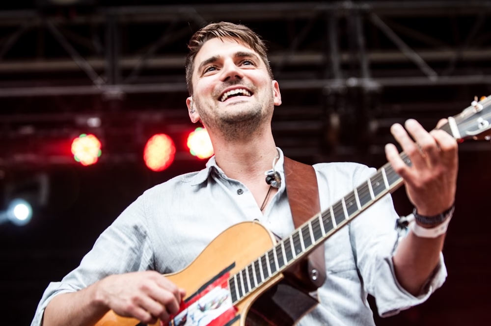 Hey Rosetta! performing at Pemberton Festival, Vancouver - concert photography by Michael Caswell