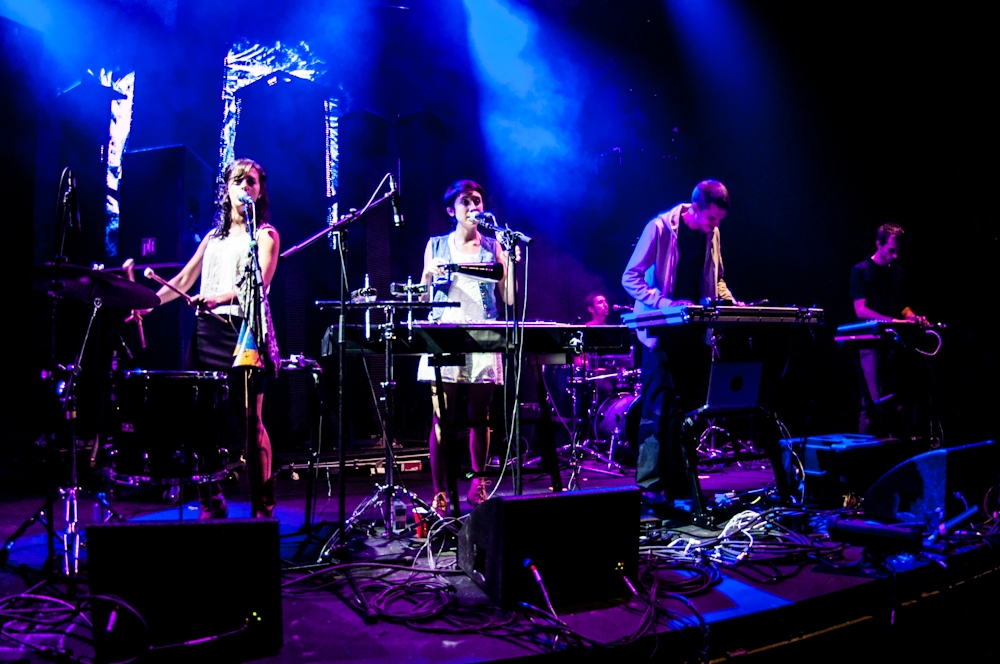 Hundred Waters performing at Fullflex Express, Vancouver - concert photography by Michael Caswell
