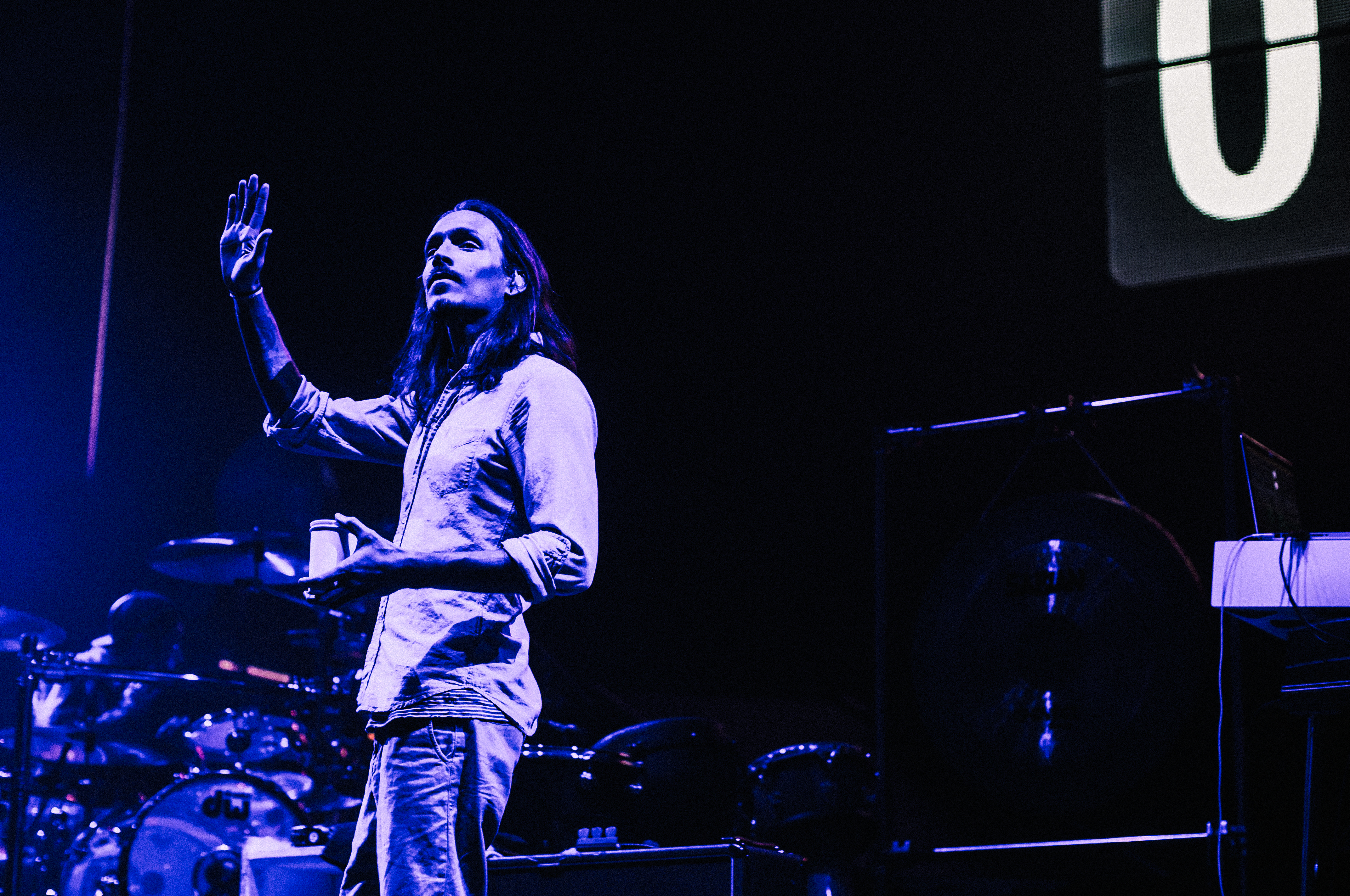 Incubus performing at Rogers Arena, Vancouver - concert photography by Michael Caswell