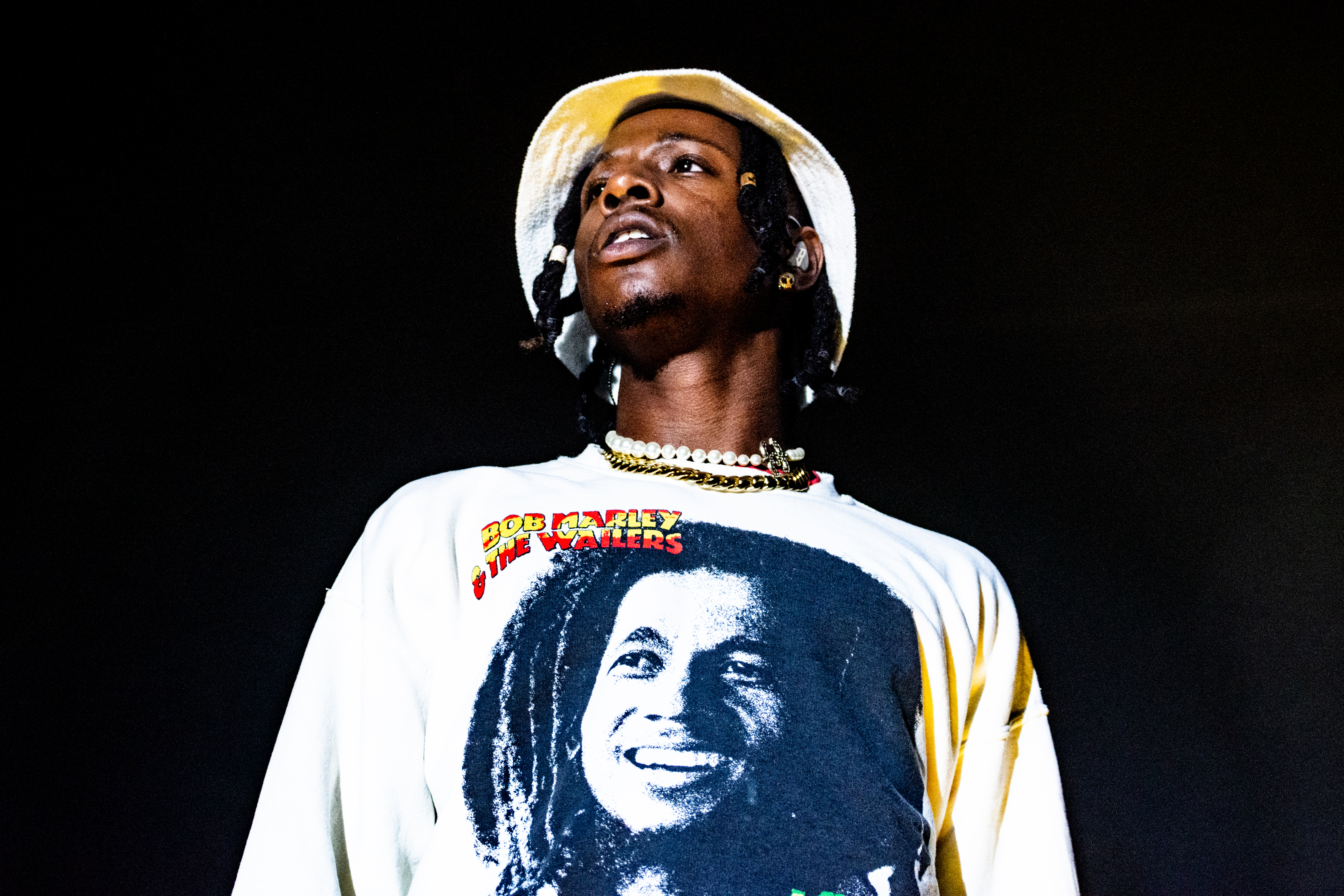 Joey Bada$$ & Flatbush ZOMBiES performing at PNE Forum, Vancouver - concert photography by Michael Caswell
