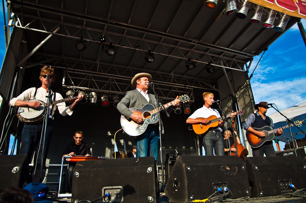 John C Reilly & Friends performing at Sasquatch!, George, WA - concert photography by Michael Caswell