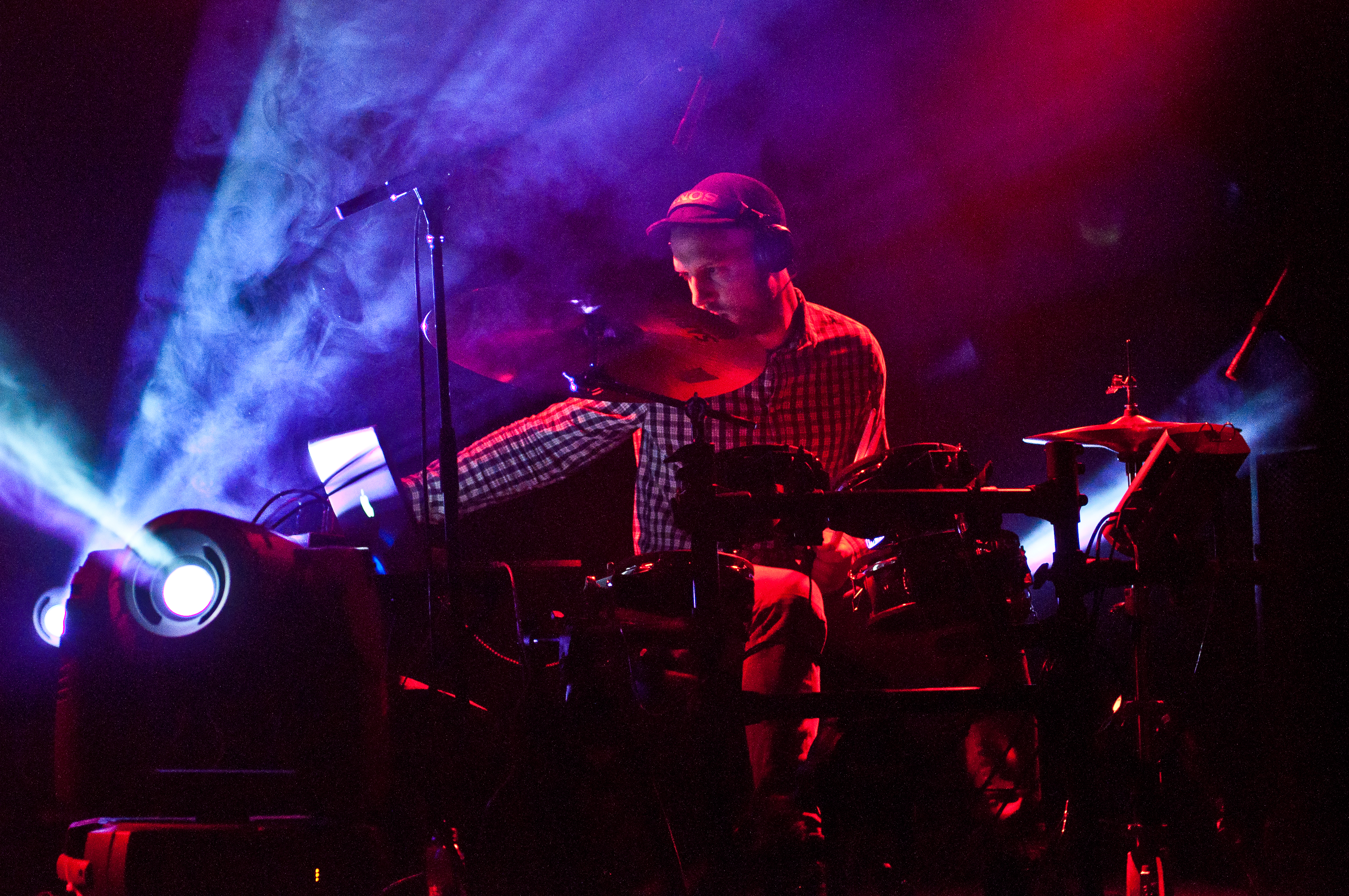 Junior Boys performing at Commodore Ballroom, Vancouver - concert photography by Michael Caswell