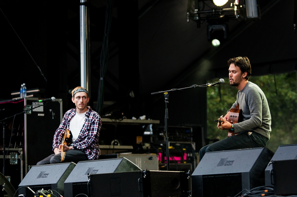 Justin Nozuka performing at Squamish Festival, Vancouver - concert photography by Michael Caswell