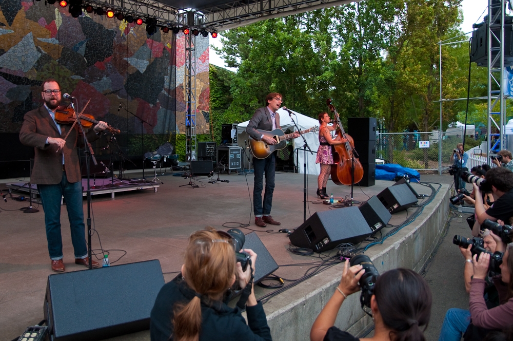 Justin Townes Earle performing at Bumbershoot, Vancouver - concert photography by Michael Caswell