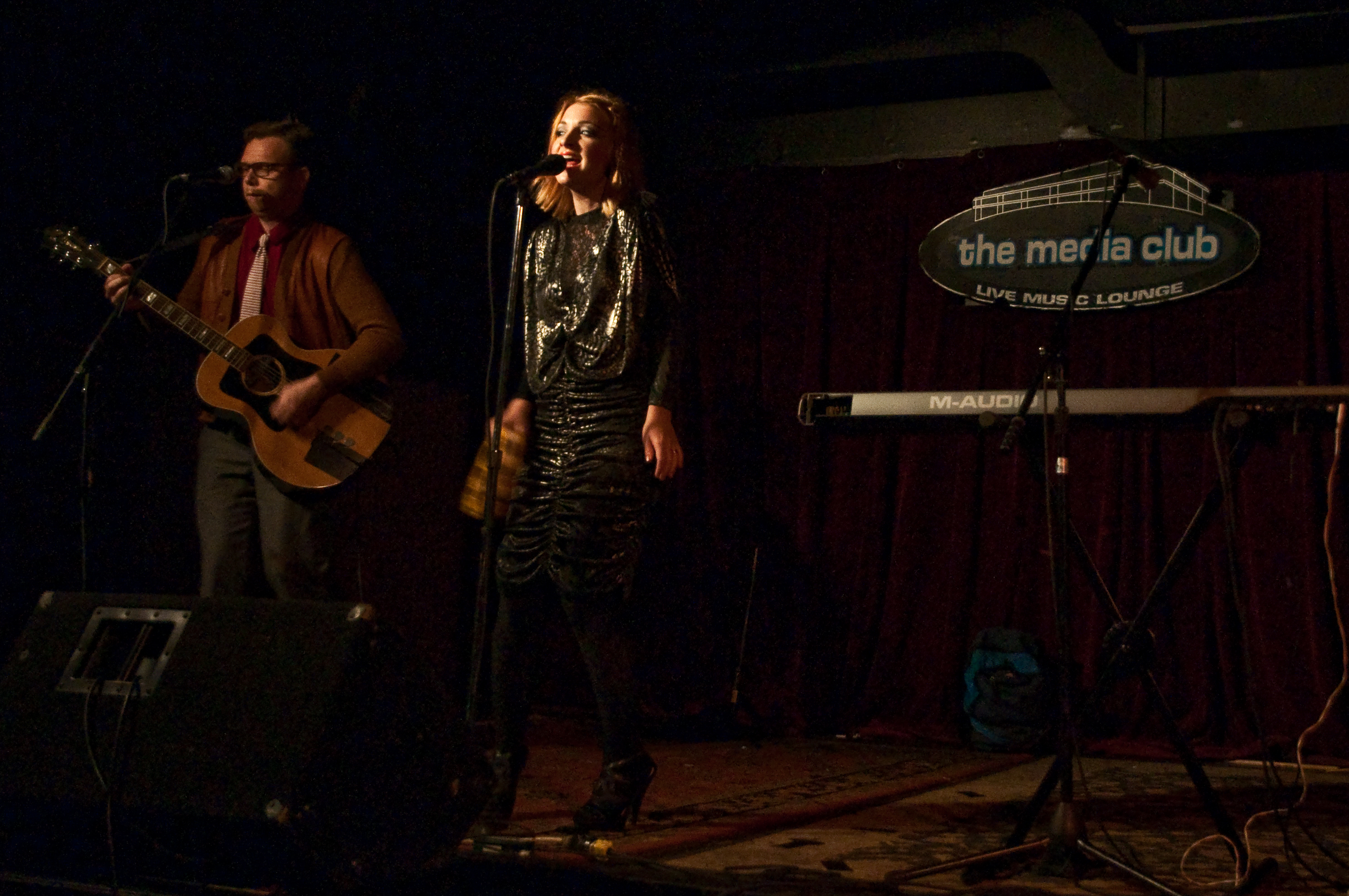 Kate Miller-Heidke performing at Media Club, Vancouver - concert photography by Michael Caswell