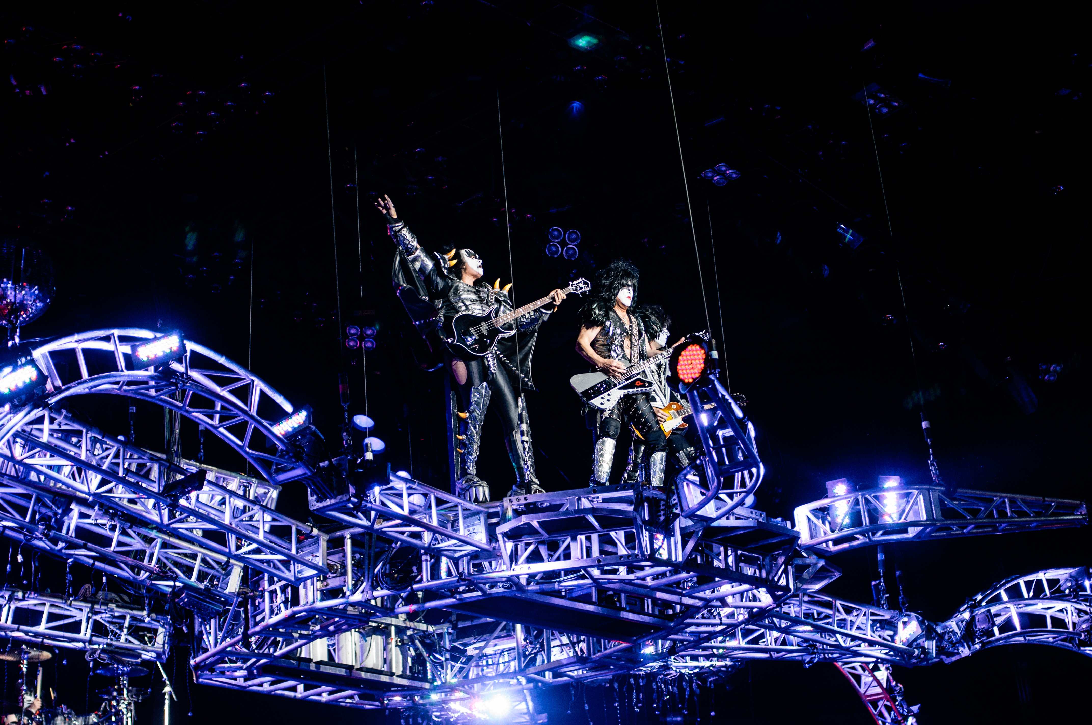 KISS performing at Rogers Arena, Vancouver - concert photography by Michael Caswell