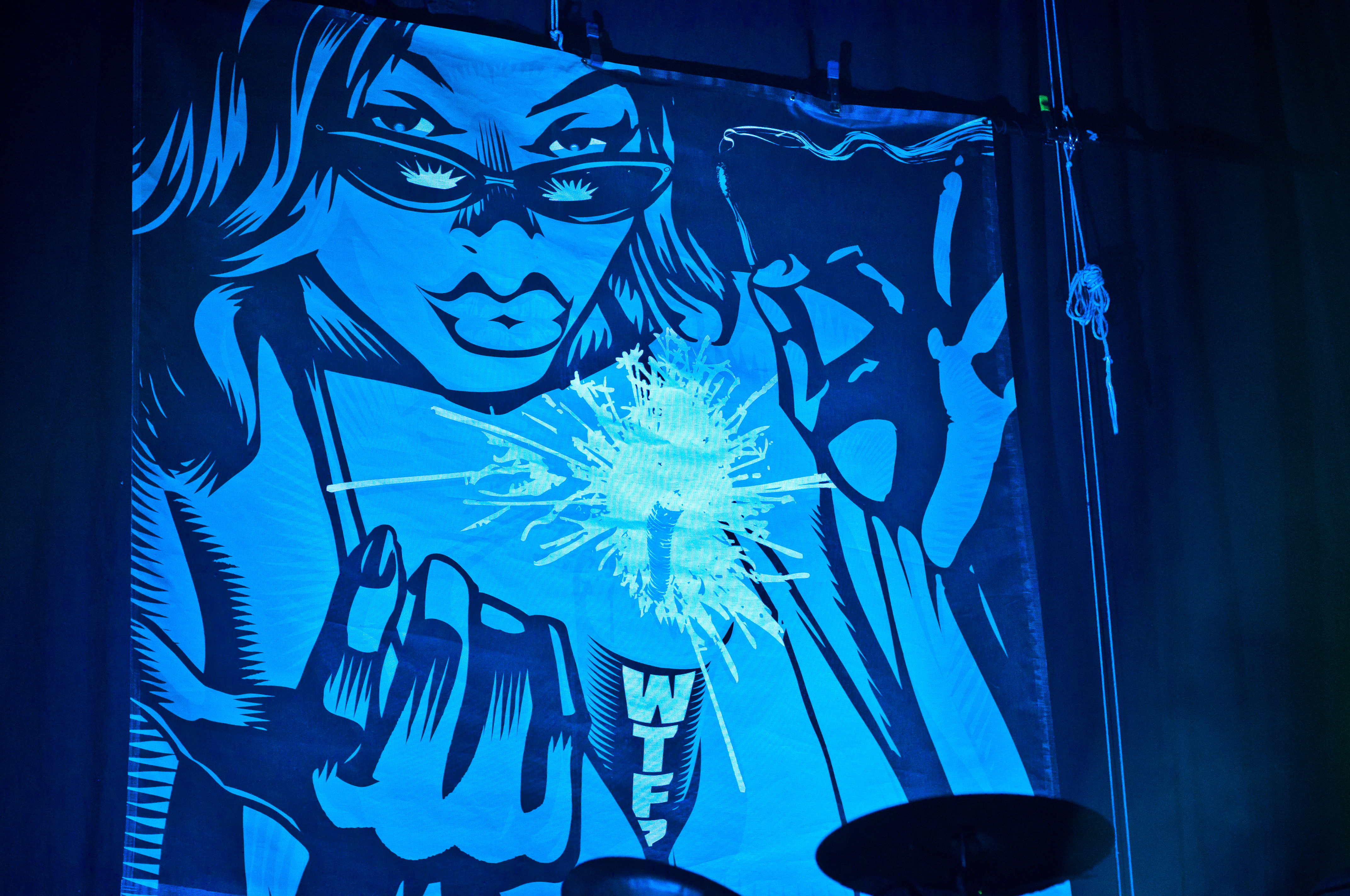 KMFDM performing at Rickshaw Theatre, Vancouver - concert photography by Michael Caswell