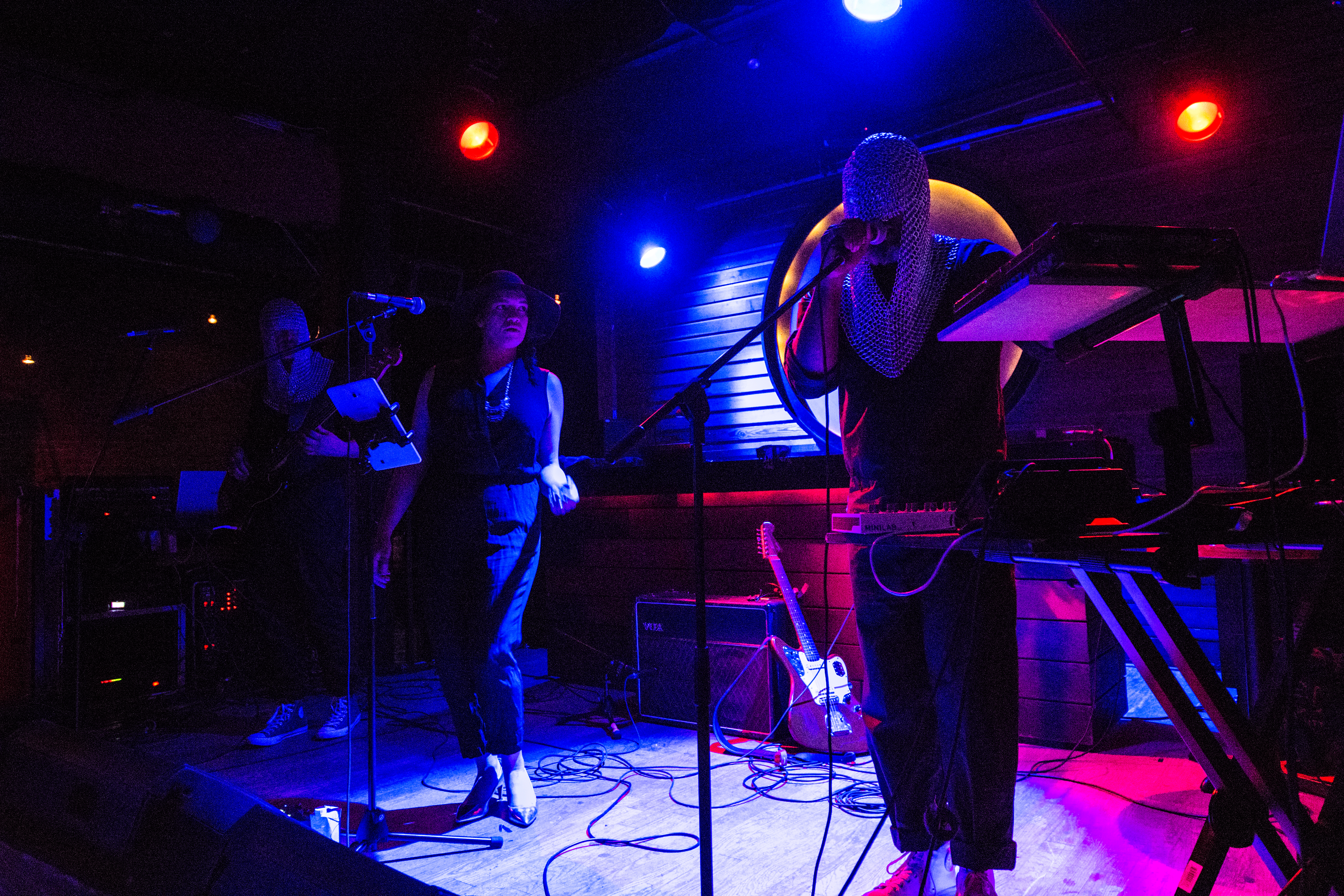 Knife Knights performing at Fortune Sound Club, Vancouver - concert photography by Michael Caswell