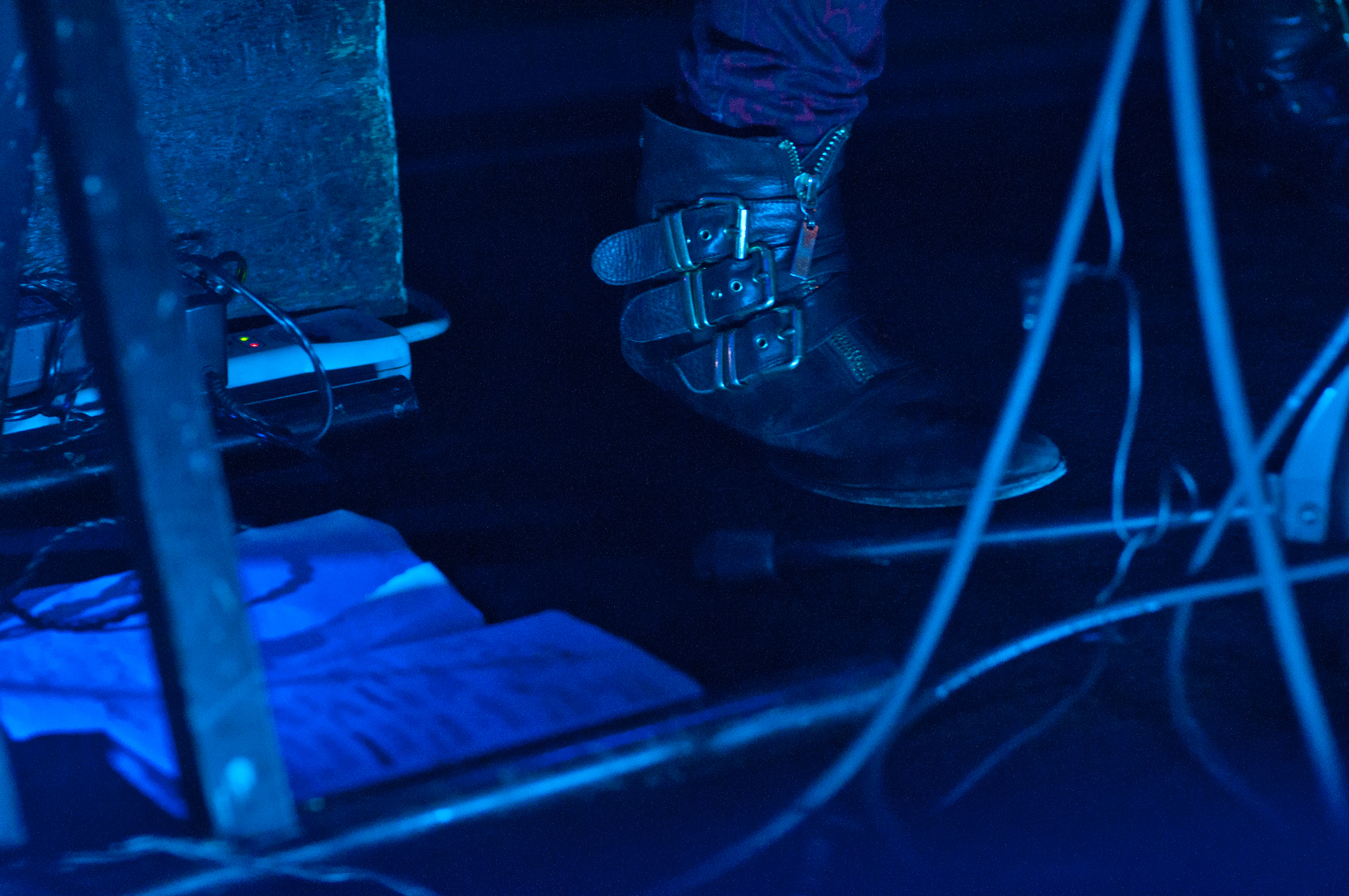 Light Asylum performing at Biltmore Cabaret, Vancouver - concert photography by Michael Caswell