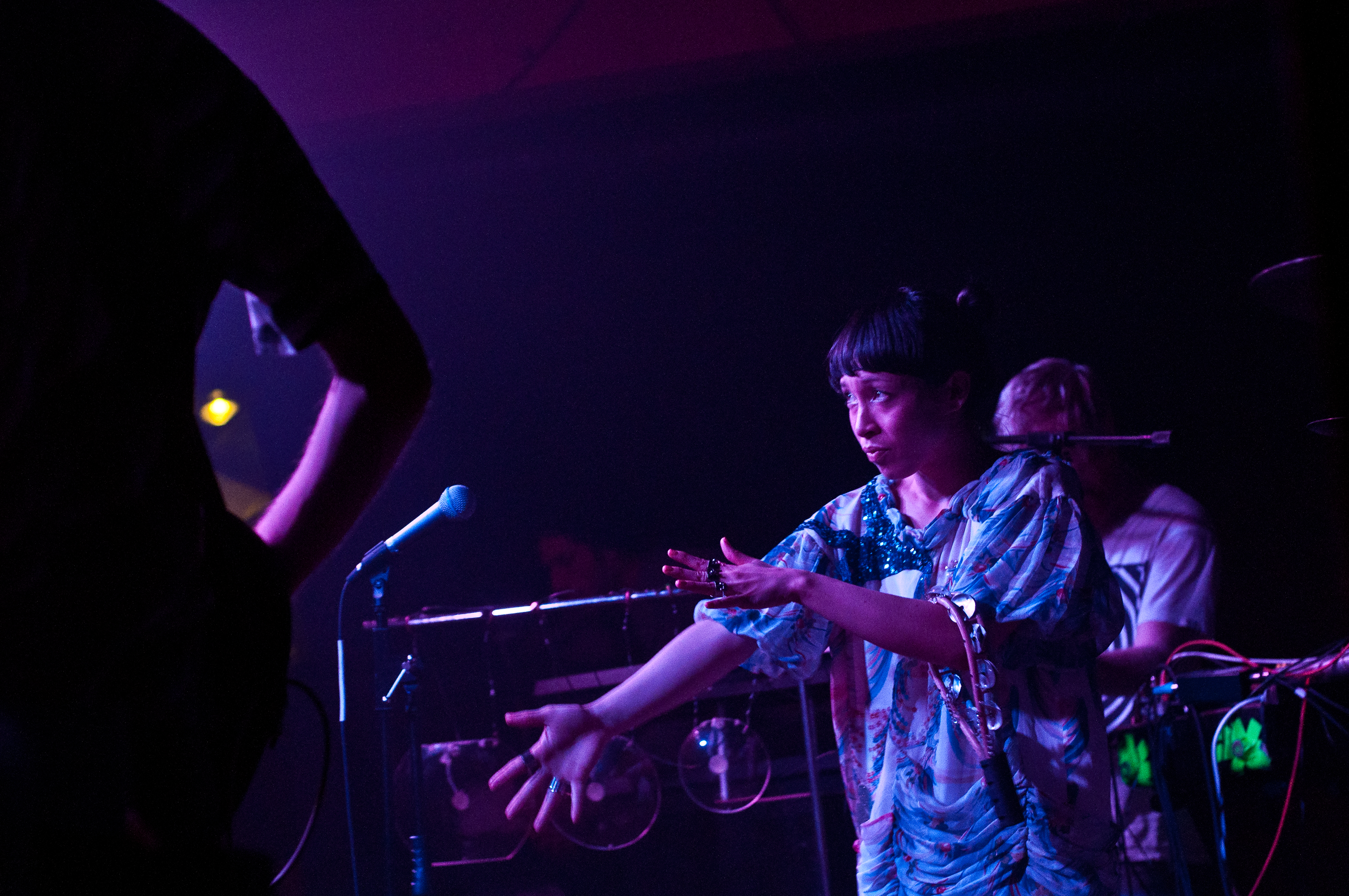 Little Dragon performing at Bumbershoot, Vancouver - concert photography by Michael Caswell