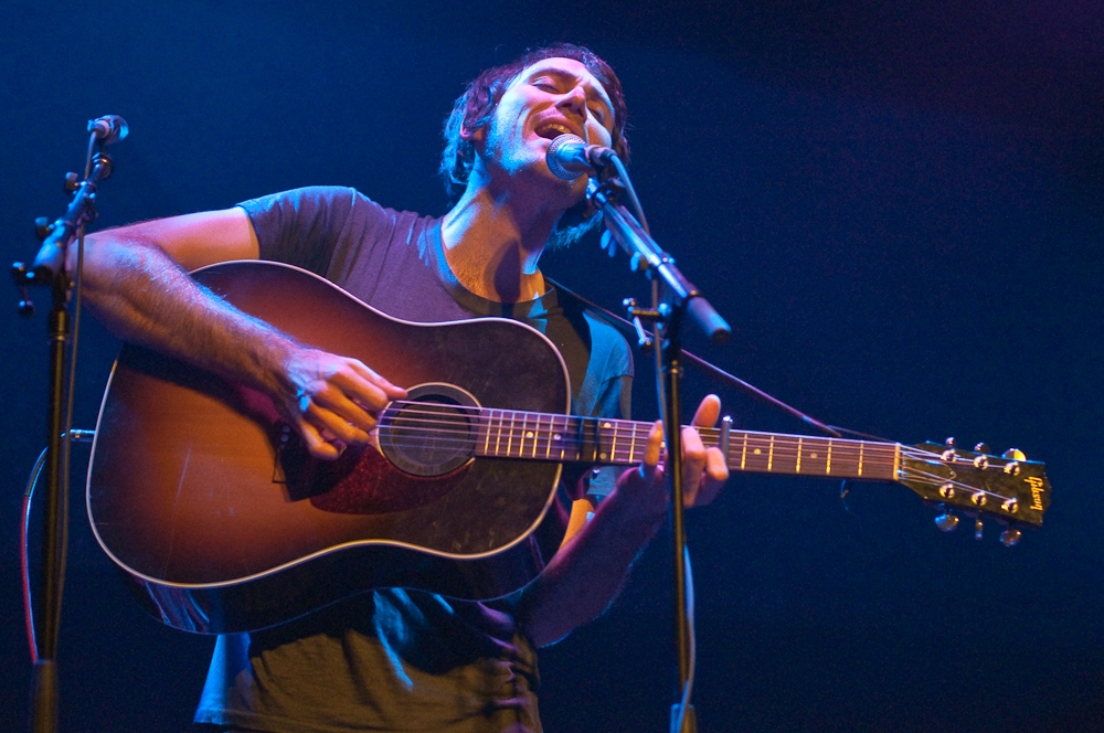 Matt Costa performing at VENUE, Vancouver - concert photography by Michael Caswell