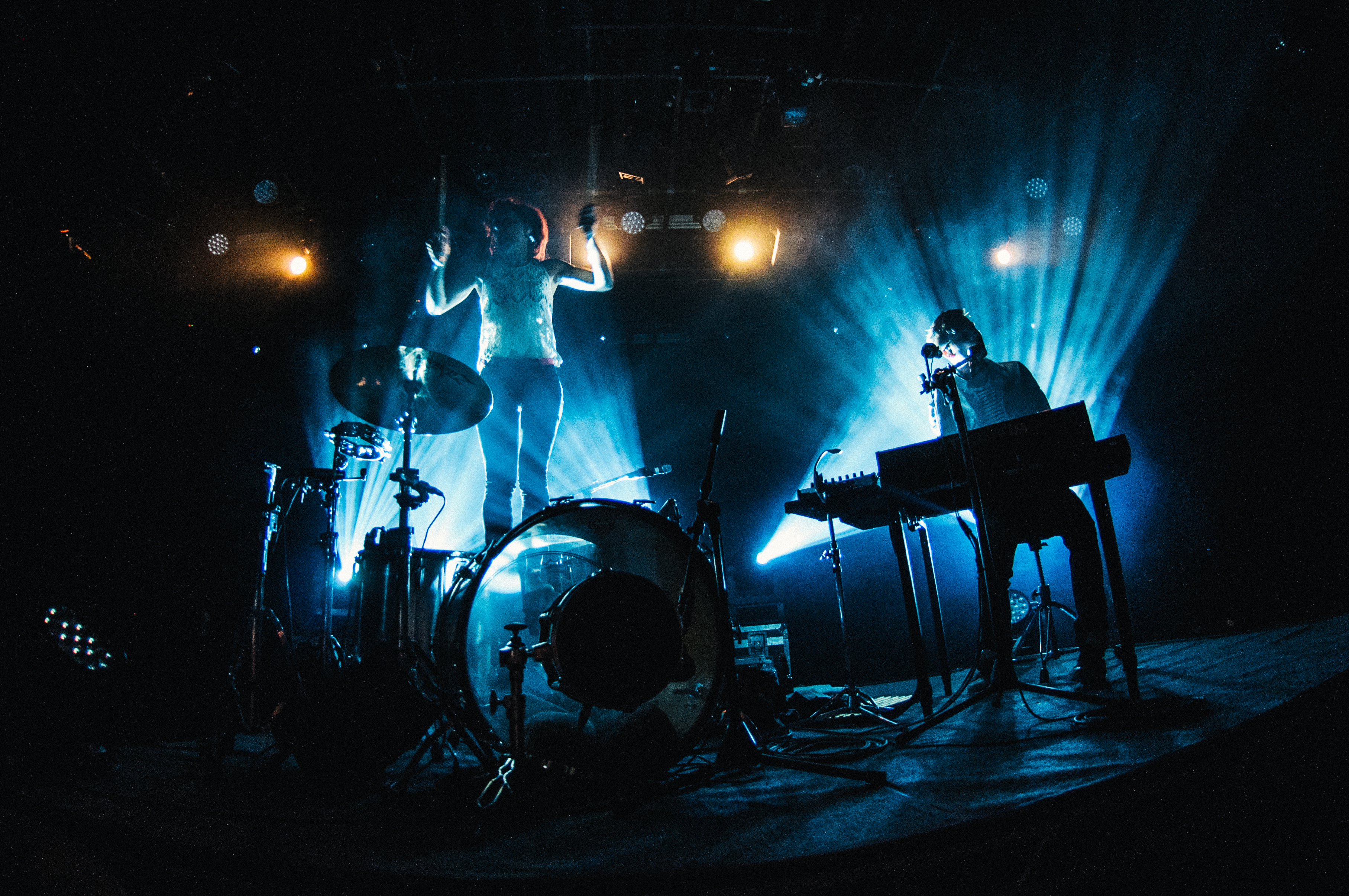 Matt & Kim performing at Commodore Ballroom, Vancouver - concert photography by Michael Caswell