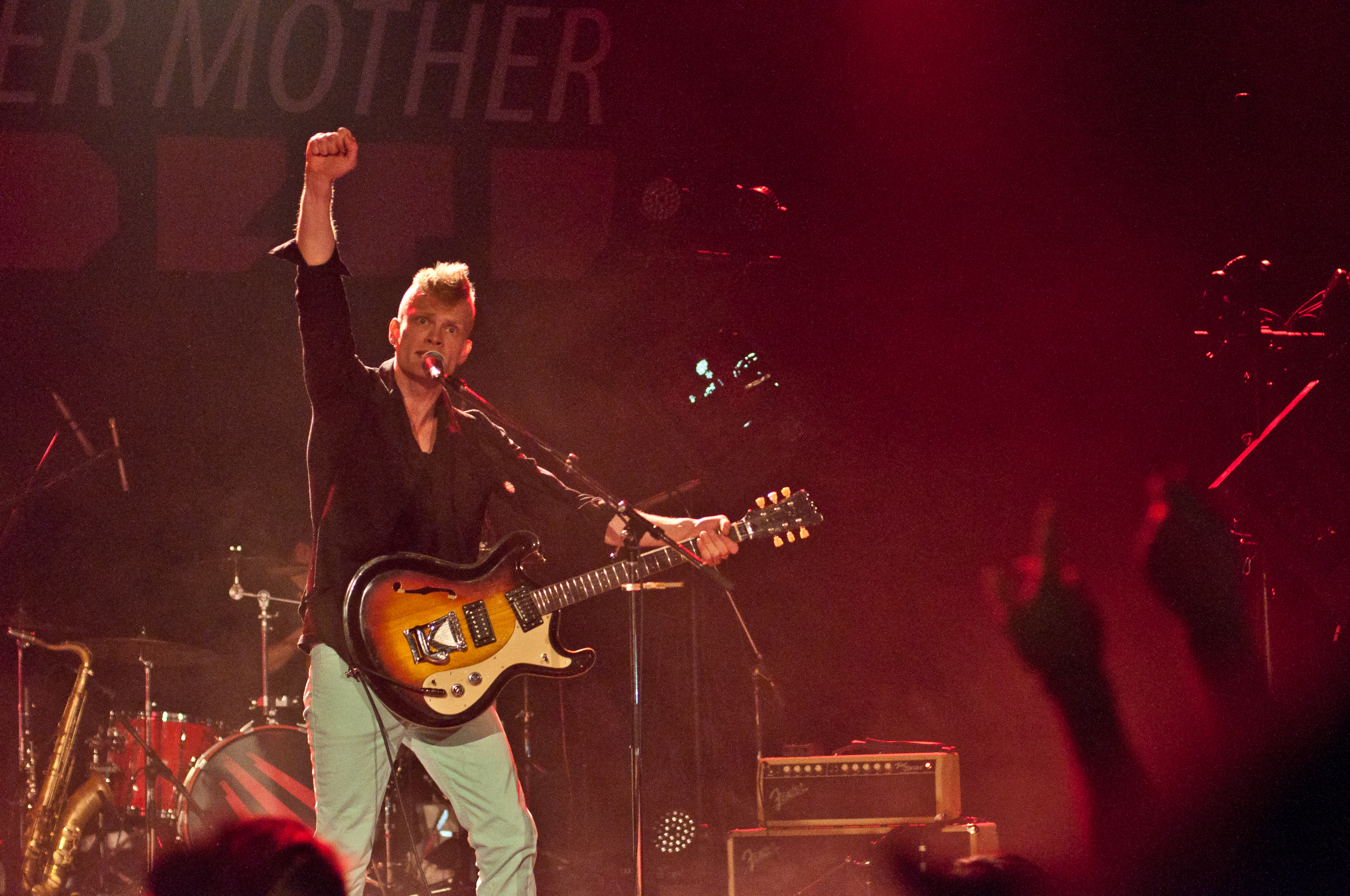 Mother Mother performing at Vogue Theatre, Vancouver - concert photography by Michael Caswell