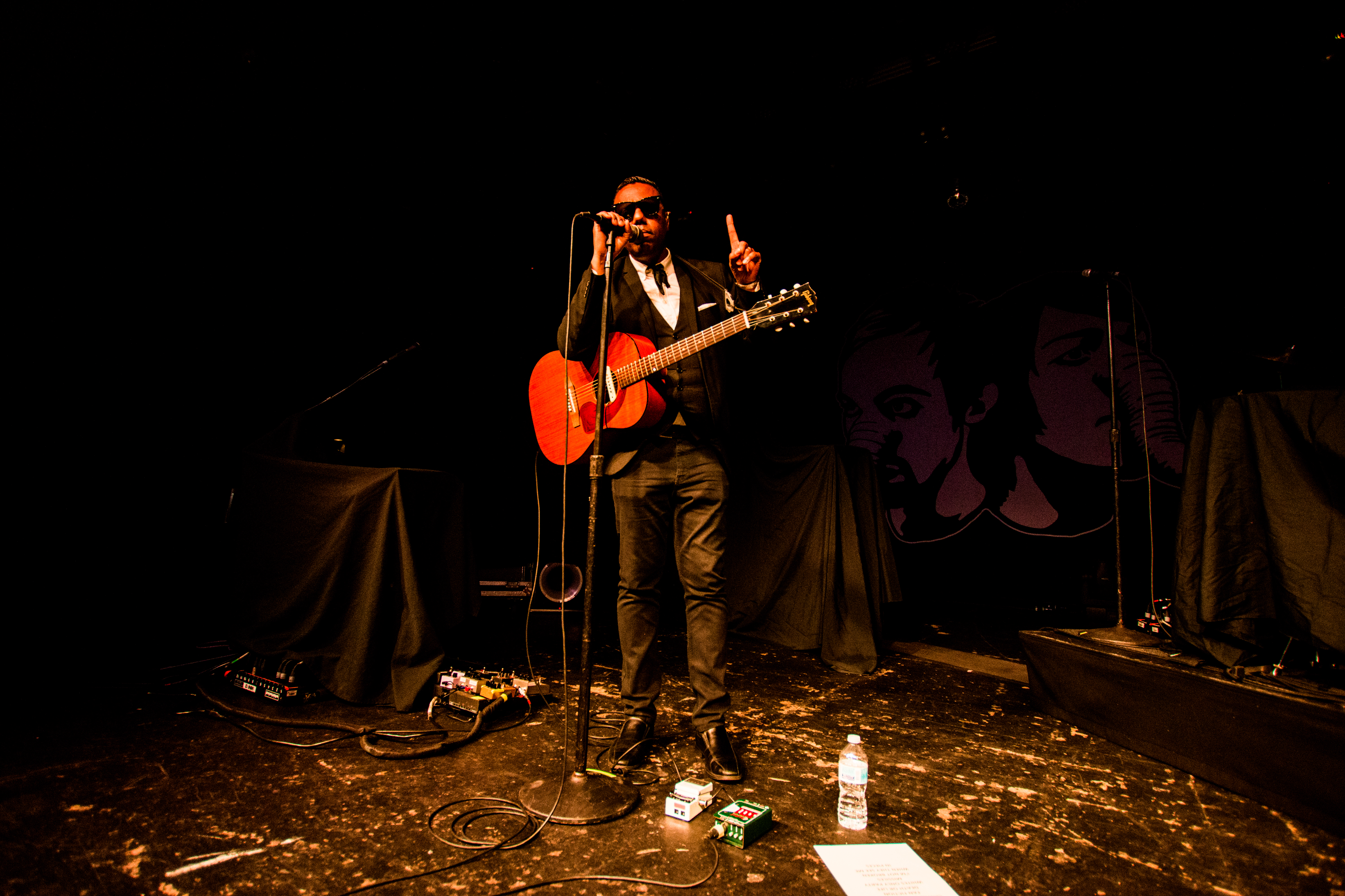 Murray A Lightburn performing at Commodore Ballroom, Vancouver - concert photography by Michael Caswell