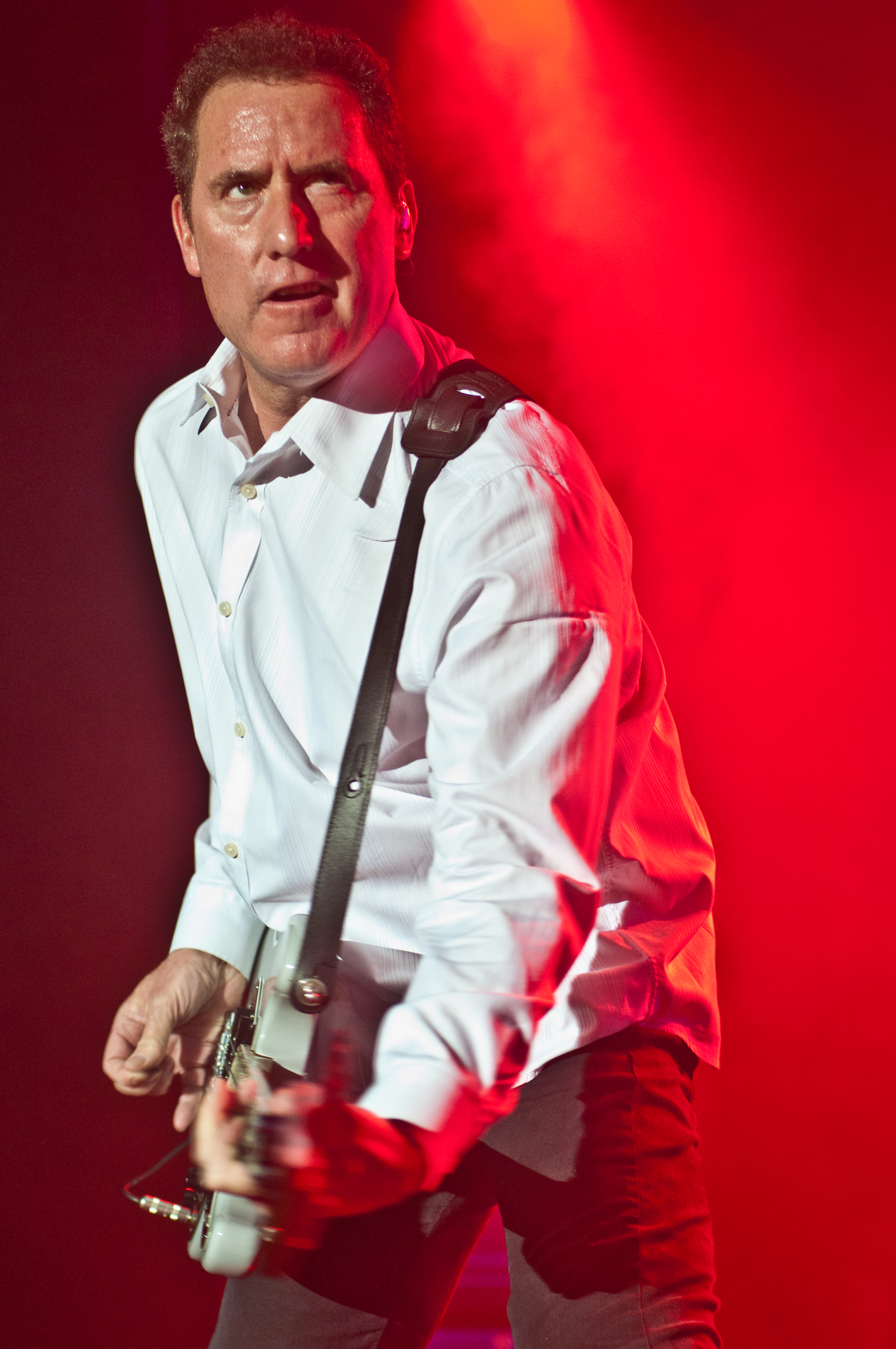 Orchestral Manoeuvres in the Dark performing at Commodore Ballroom, Vancouver - concert photography by Michael Caswell