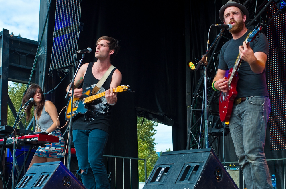 Panda Watch performing at Live At Squamish, Vancouver - concert photography by Michael Caswell