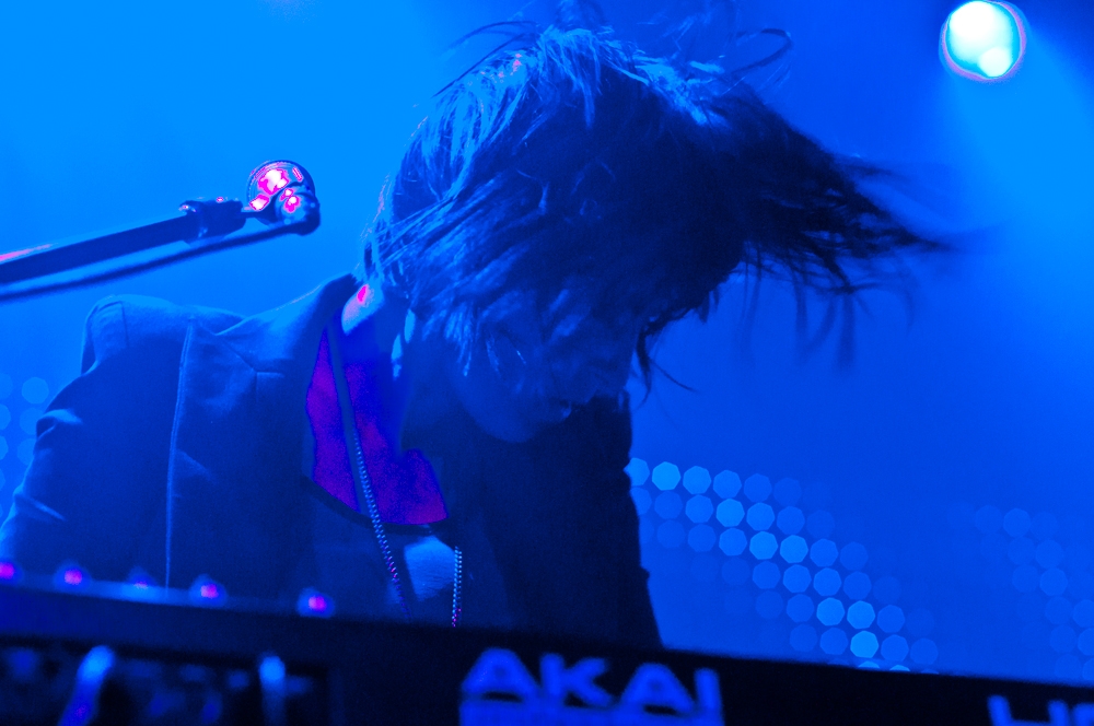 Phantogram performing at VENUE, Vancouver - concert photography by Michael Caswell