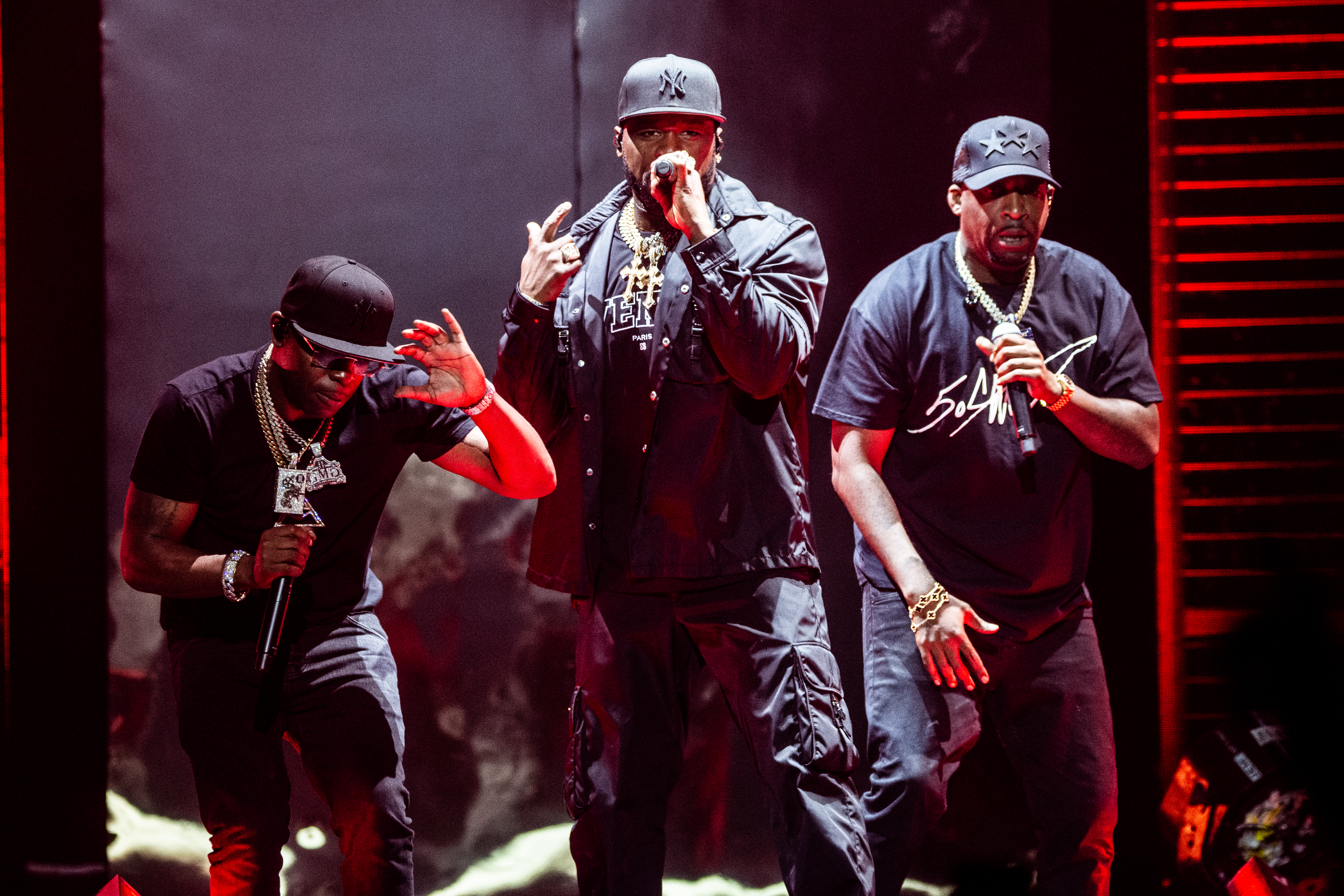 50 Cent performing at Rogers Arena, Vancouver - concert photography by Michael Caswell