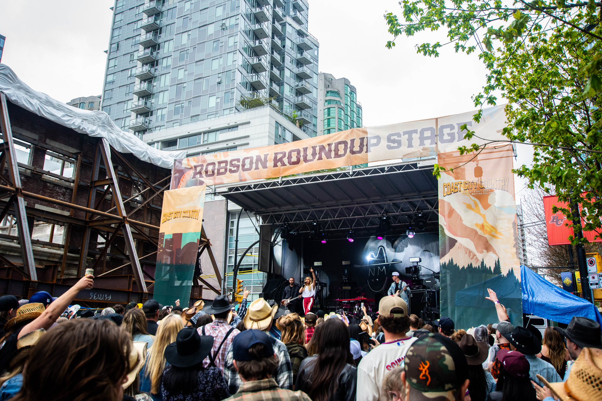 Alana Springsteen performing at Coast City Country, Vancouver - concert photography by Michael Caswell