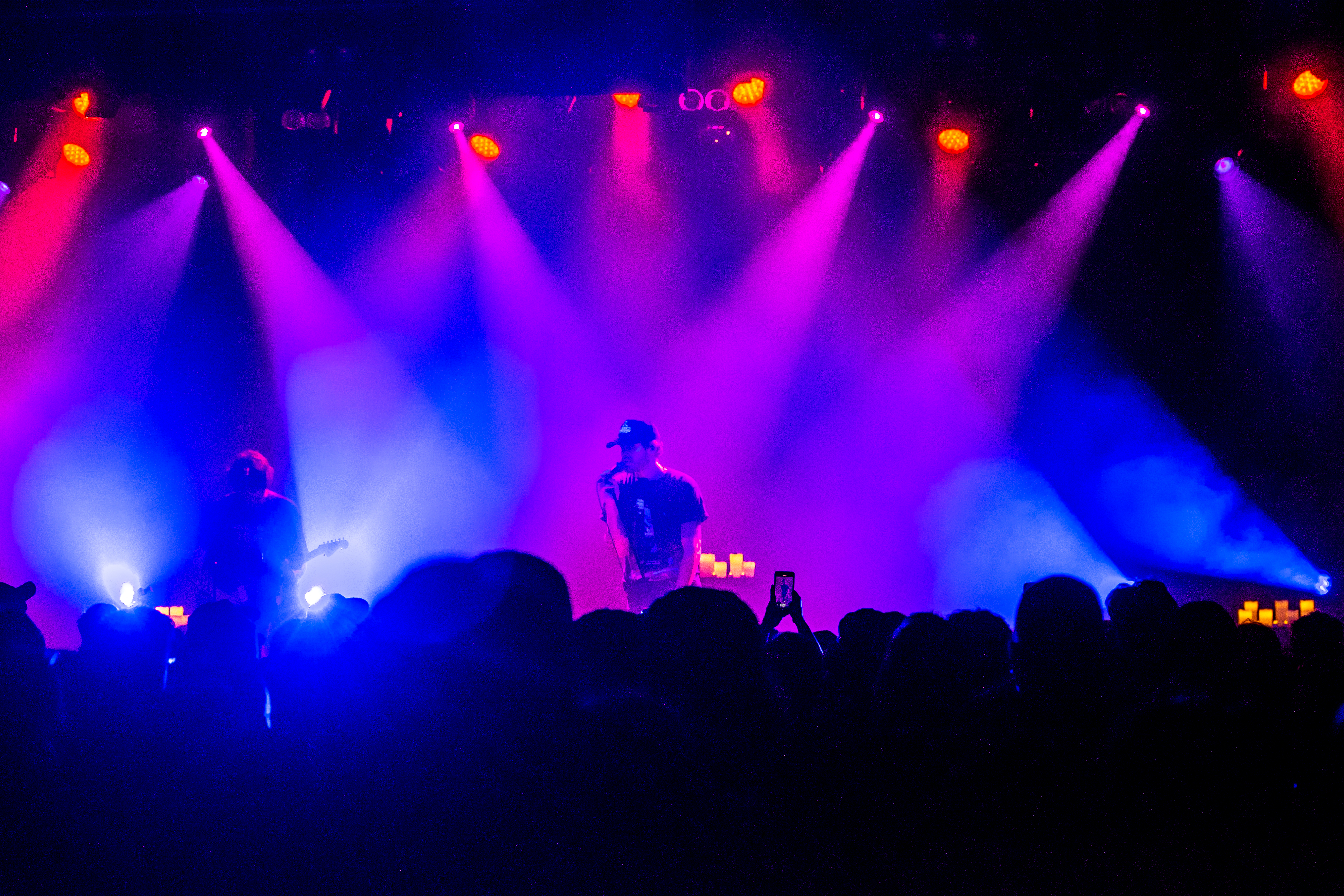 Allan Rayman performing at Commodore Ballroom, Vancouver - concert photography by Michael Caswell