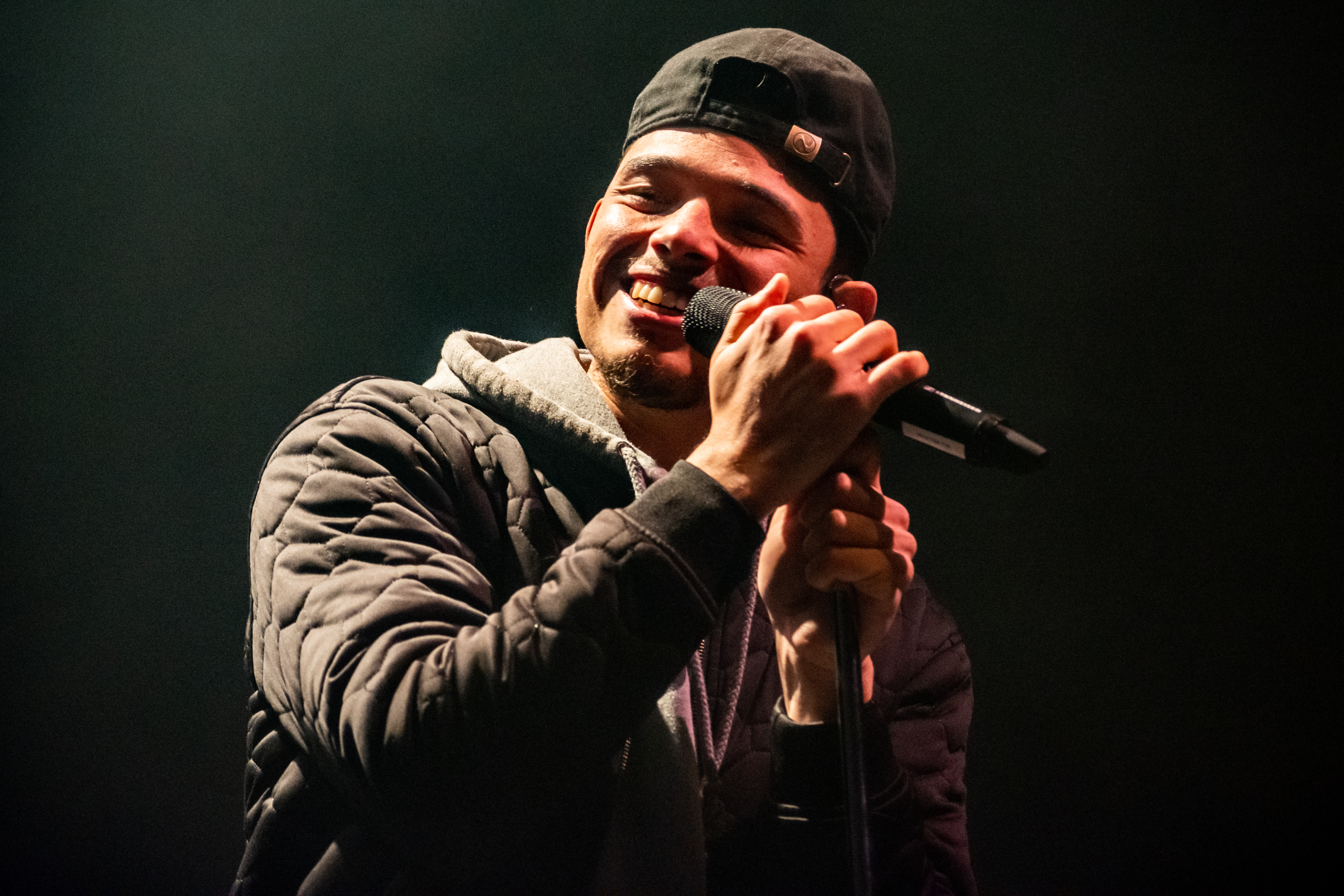 Anthony Ramos performing at Imperial, Vancouver - concert photography by Michael Caswell