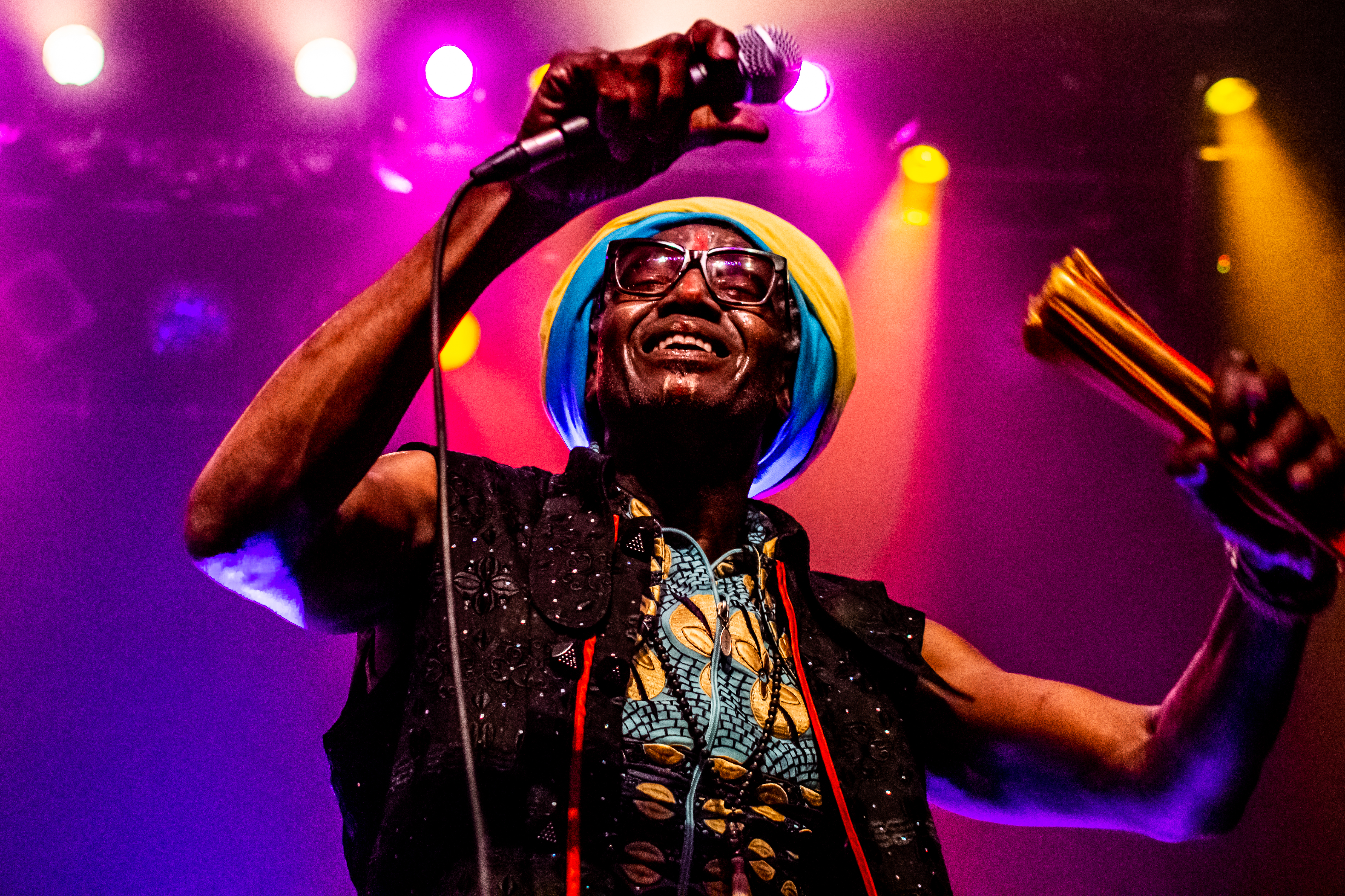 Antibalas performing at Rickshaw Theatre, Vancouver - concert photography by Michael Caswell