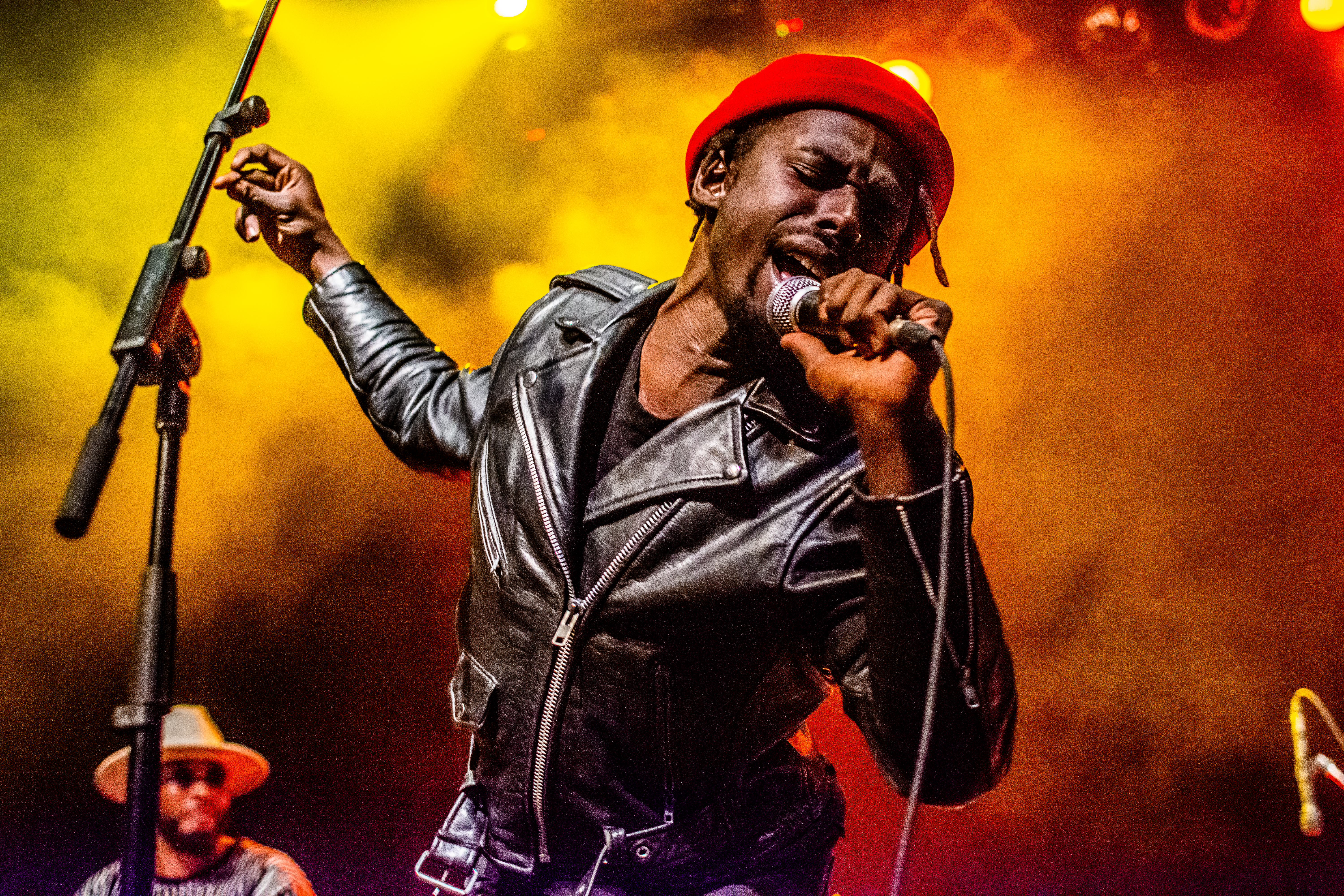 Black Pumas performing at Rickshaw Theatre, Vancouver - concert photography by Michael Caswell