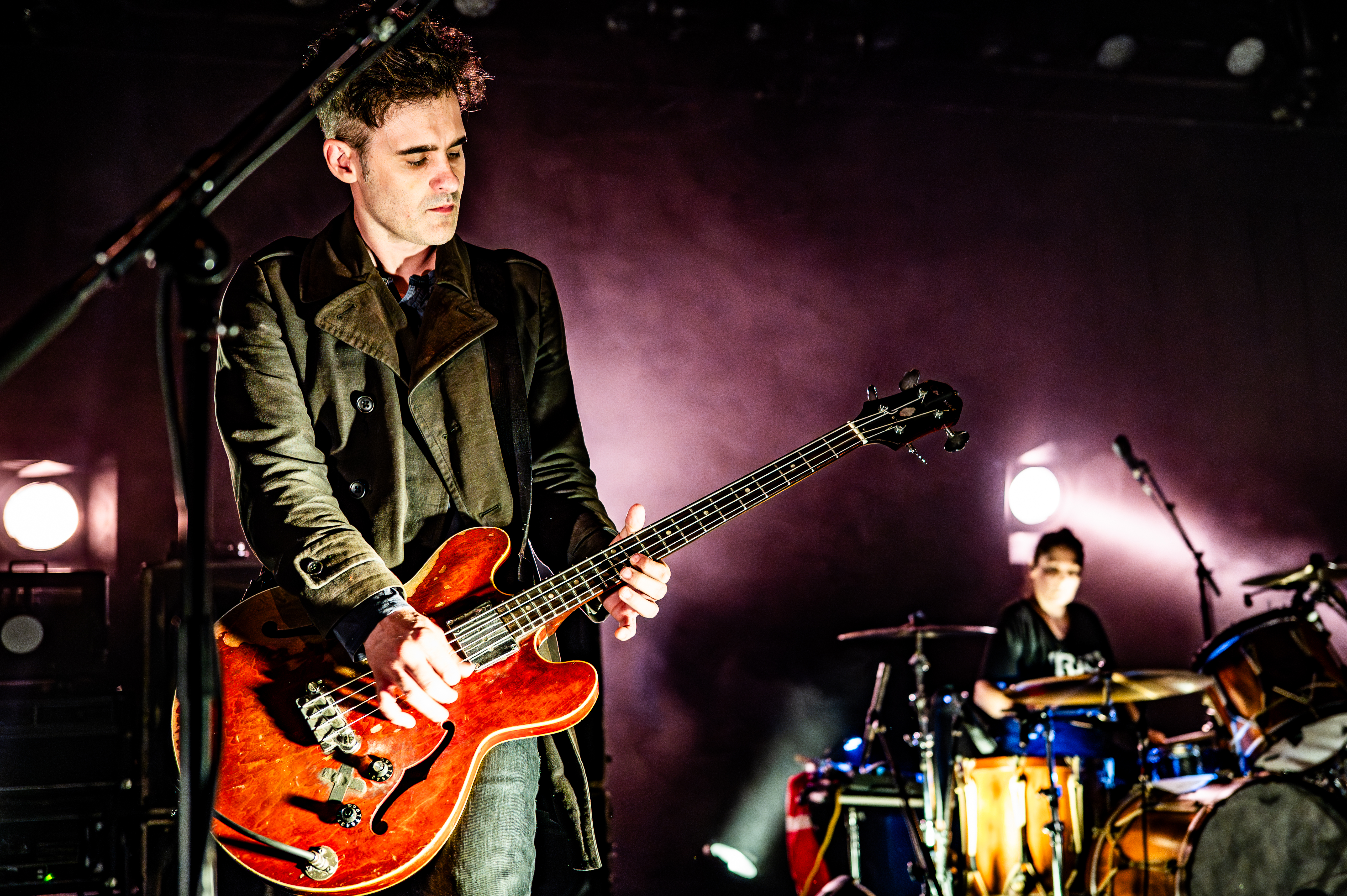 Black Rebel Motorcycle Club performing at Commodore Ballroom, Vancouver - concert photography by Michael Caswell