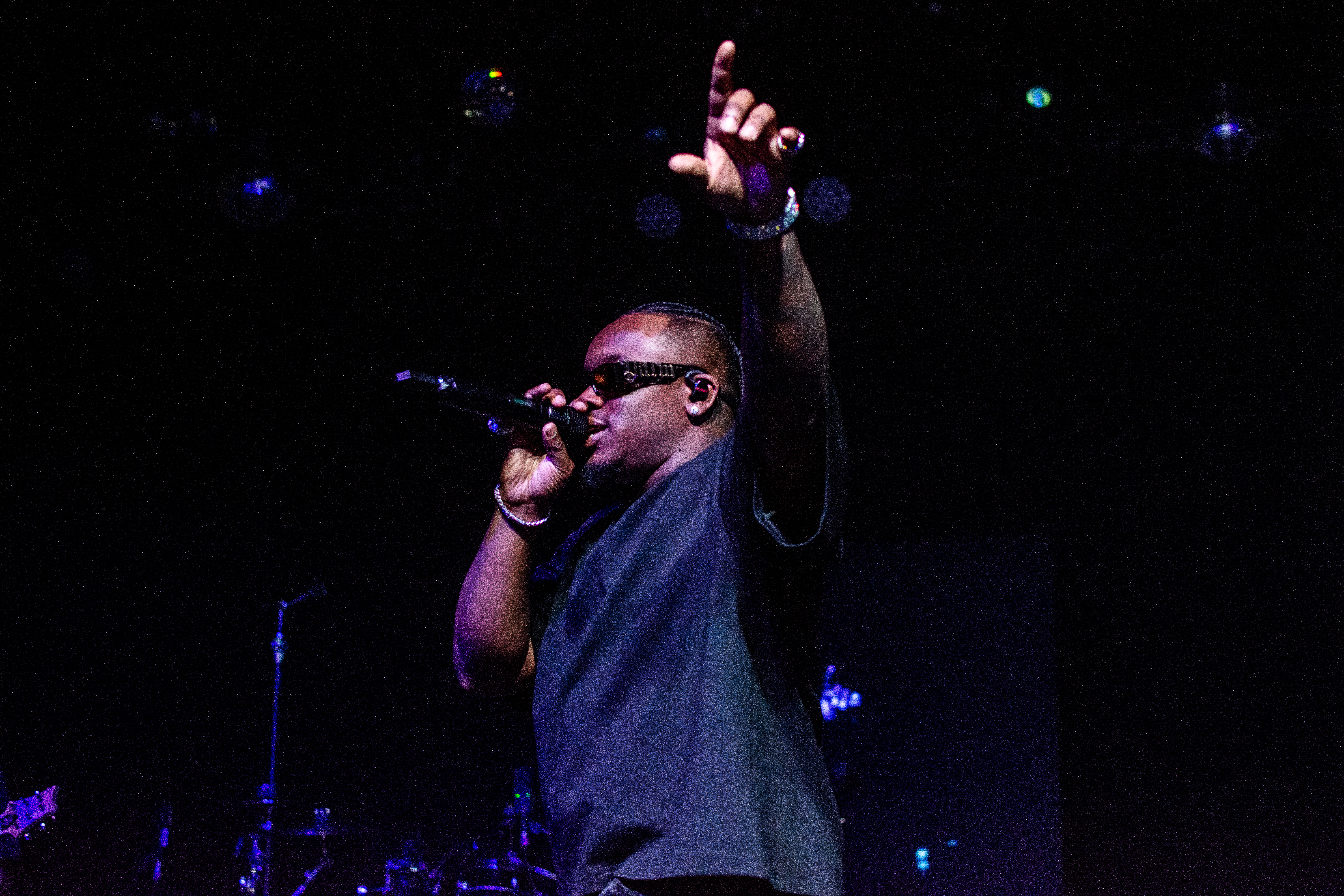 Blxst performing at Commodore Ballroom, Vancouver - concert photography by Michael Caswell