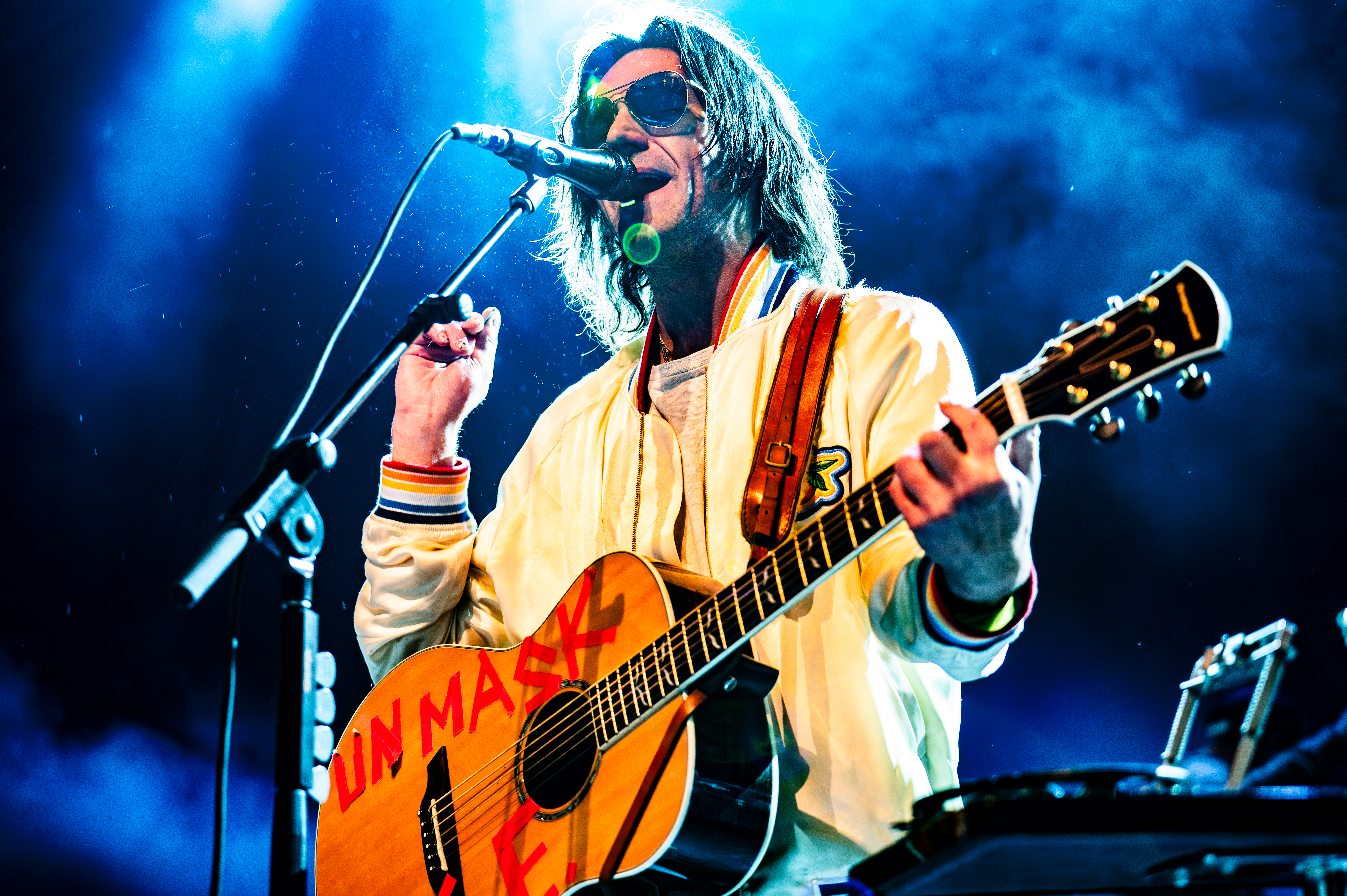 Bright Eyes performing at Vogue Theatre, Vancouver - concert photography by Michael Caswell