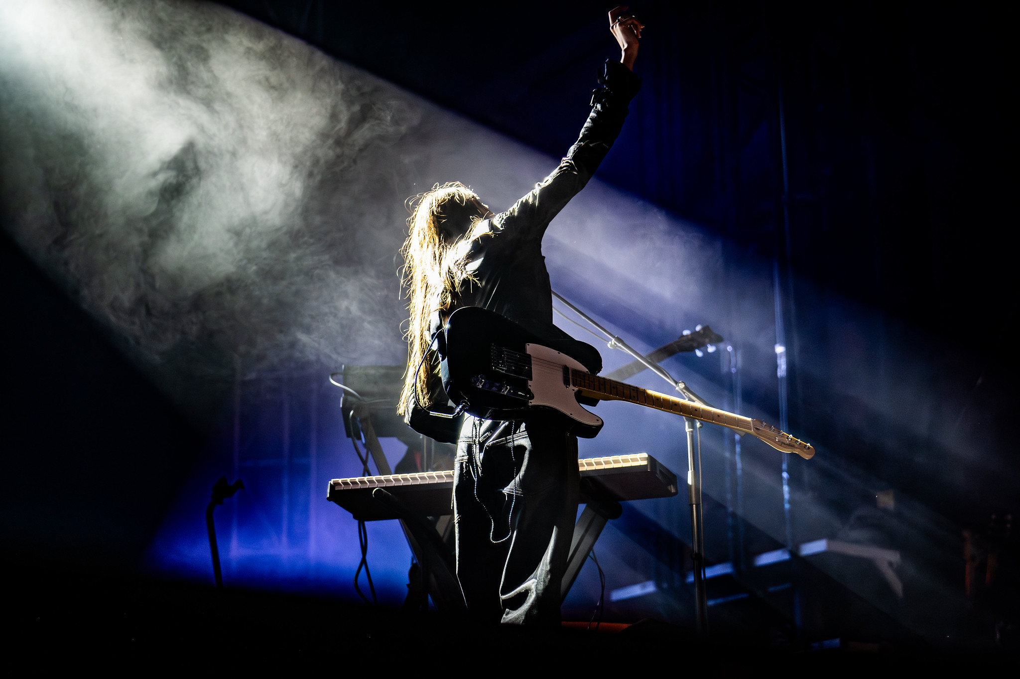 Charlotte Cardin performing at Rifflandia Music Festival, Vancouver - concert photography by Michael Caswell