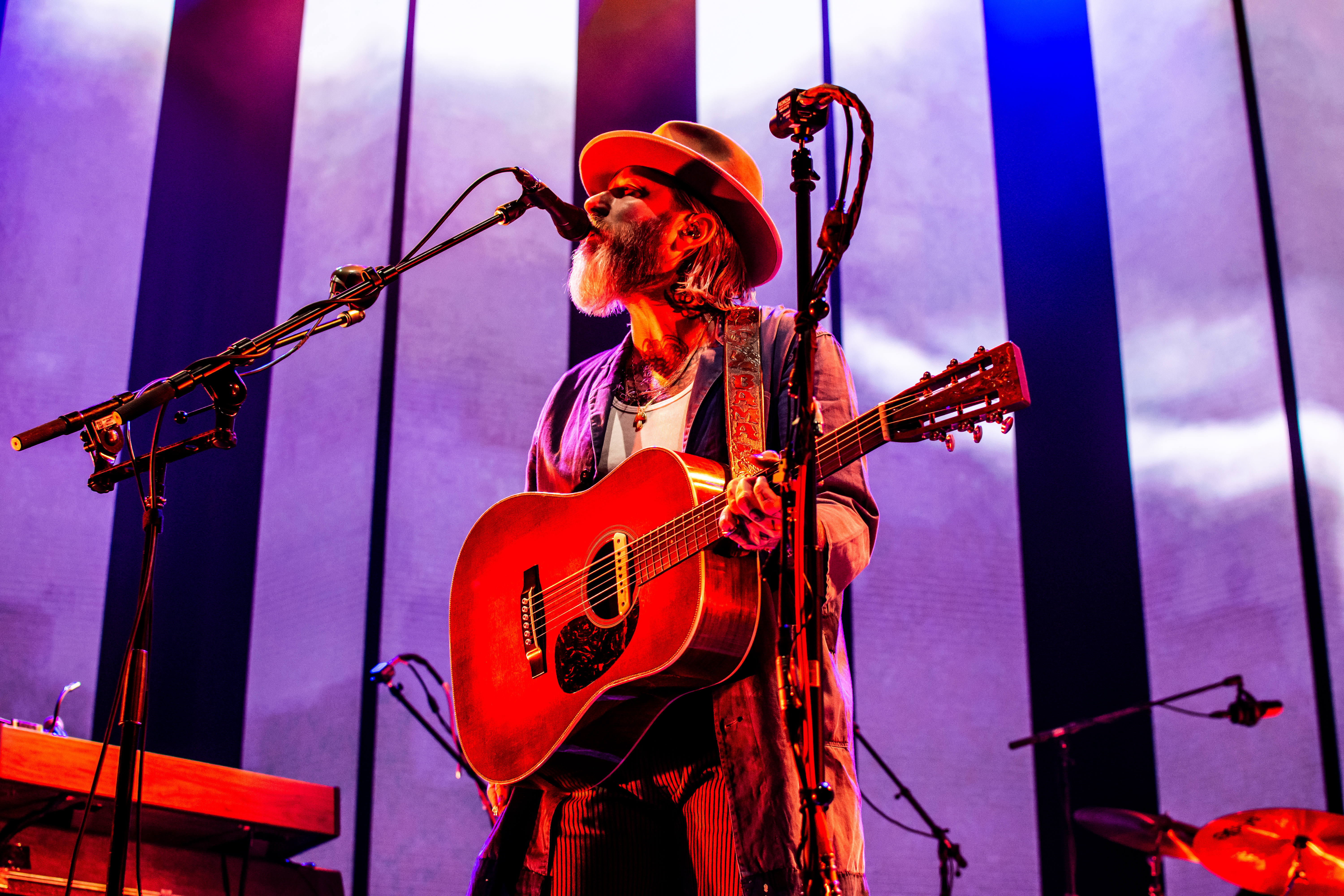 City And Colour performing at Rogers Arena, Vancouver - concert photography by Michael Caswell