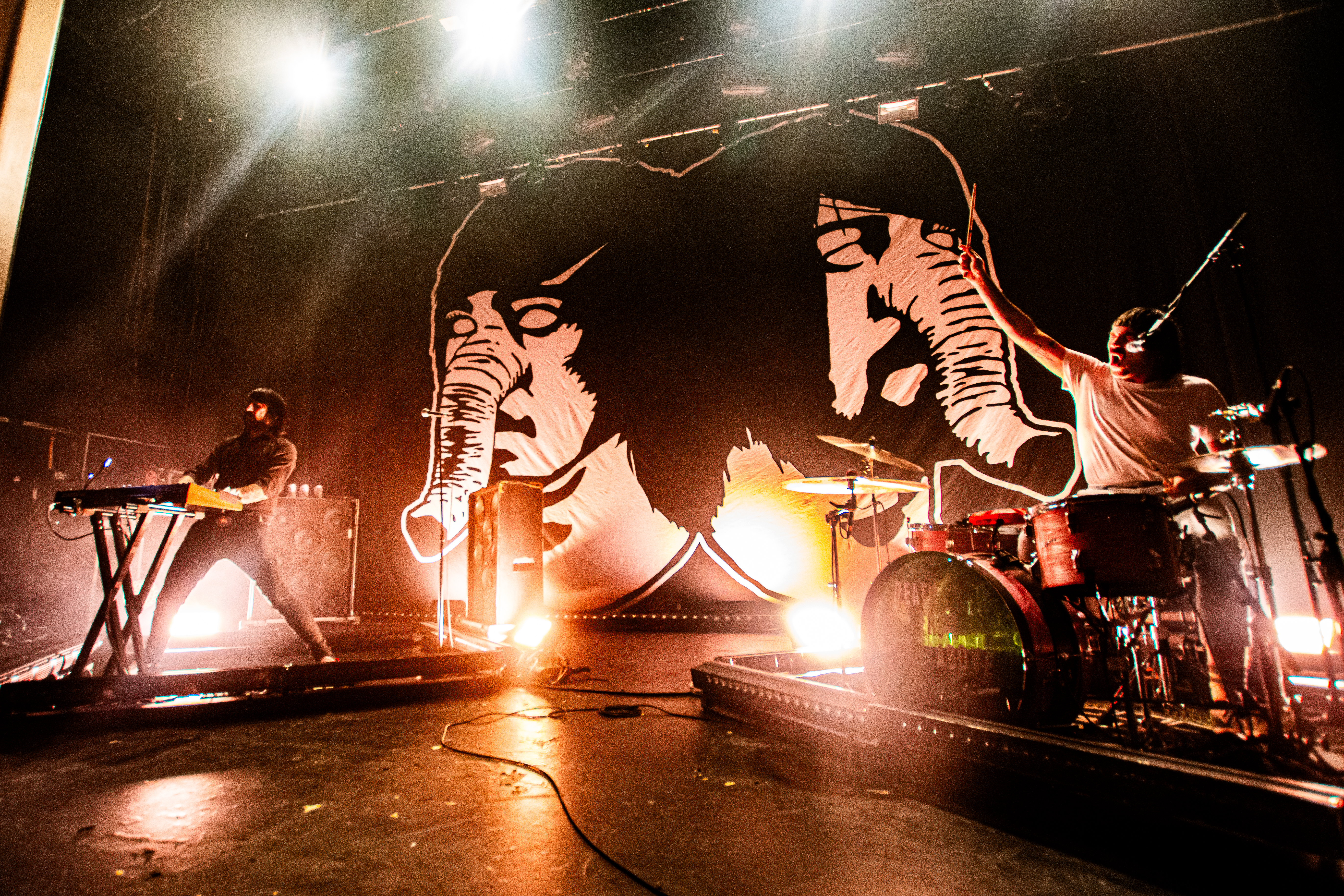 Death From Above 1979 performing at Vogue Theatre, Vancouver - concert photography by Michael Caswell