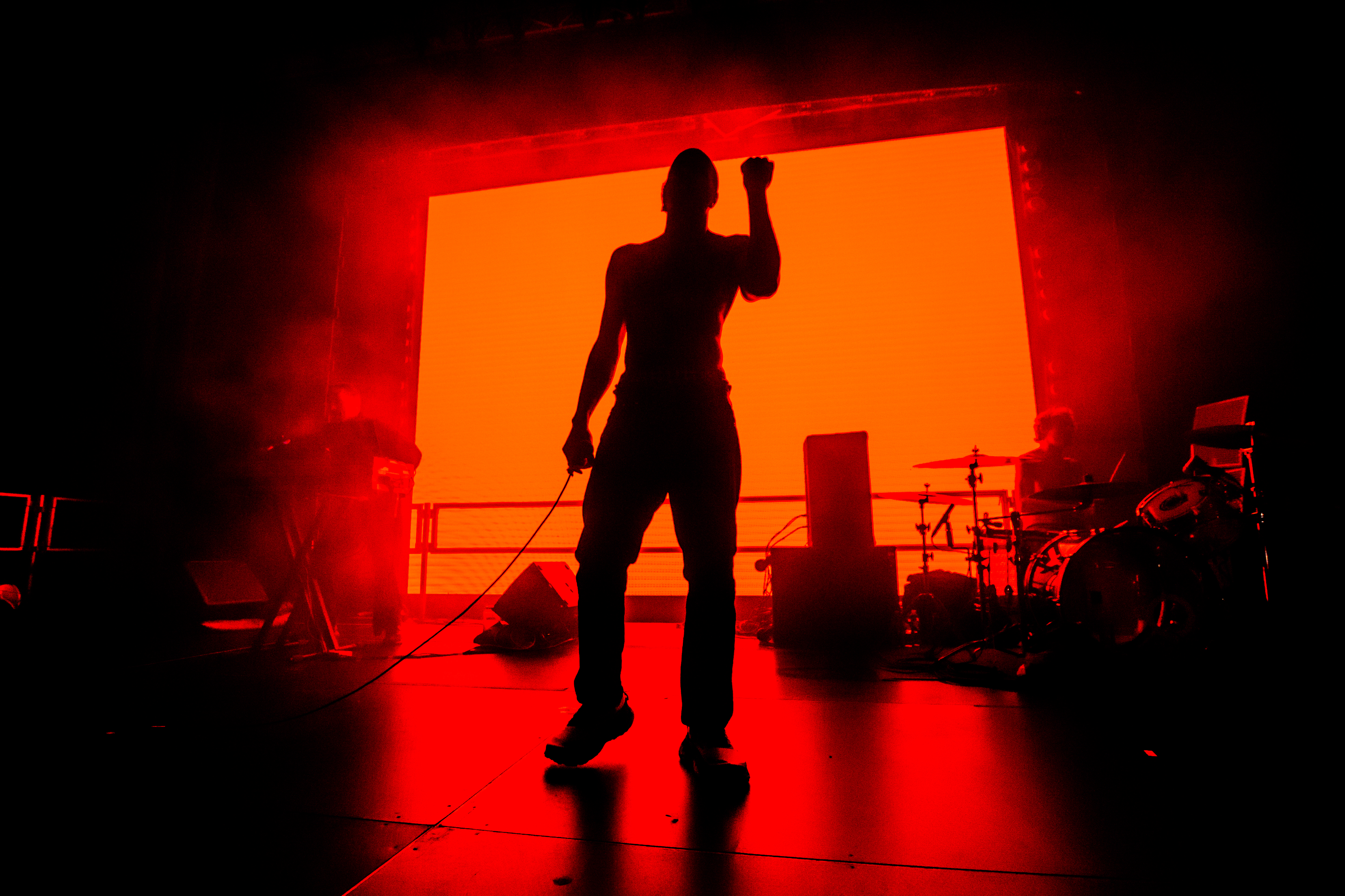 Death Grips performing at Harbour Event Centre, Vancouver - concert photography by Michael Caswell