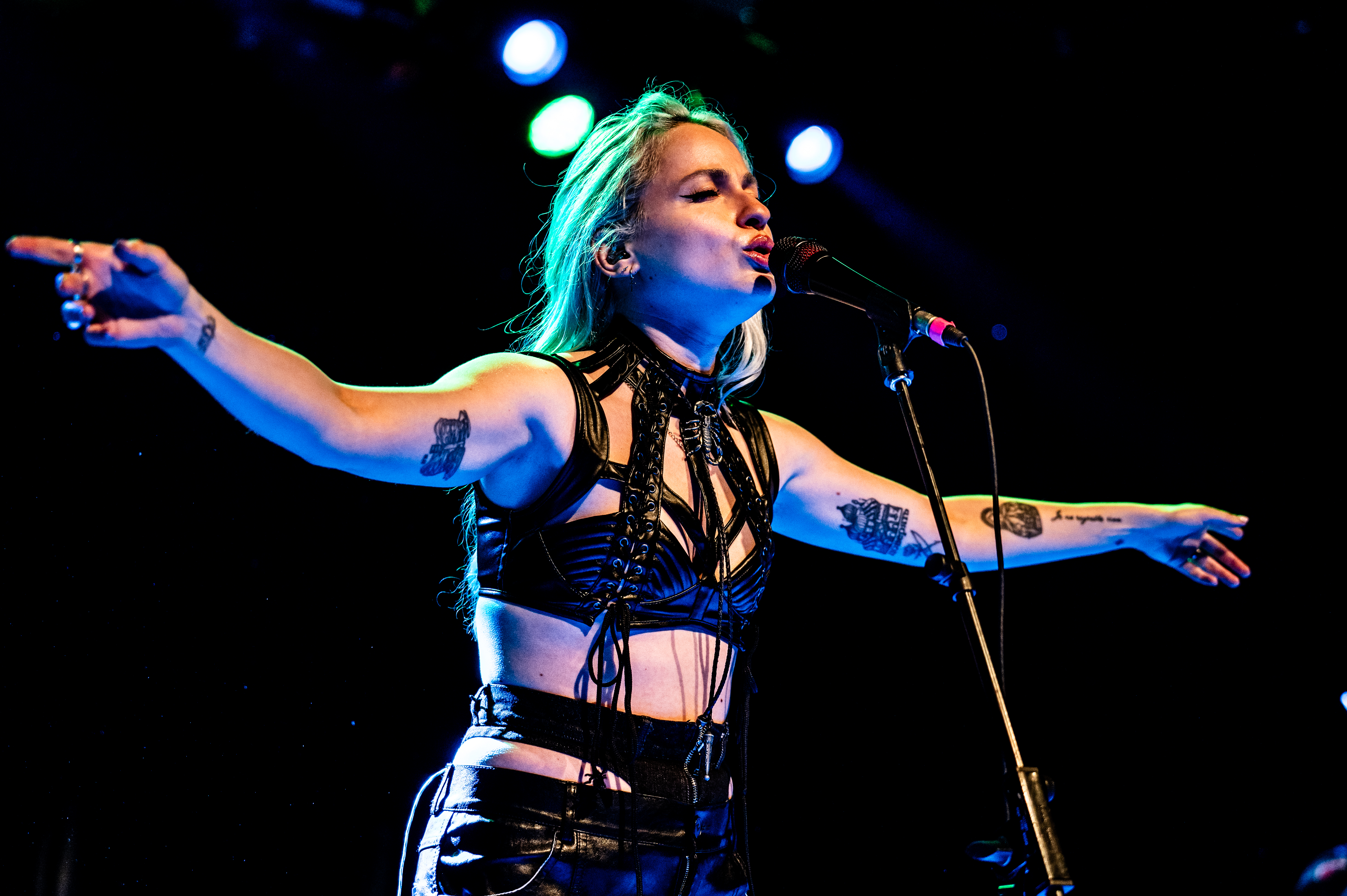 DEVORA performing at Commodore Ballroom, Vancouver - concert photography by Michael Caswell