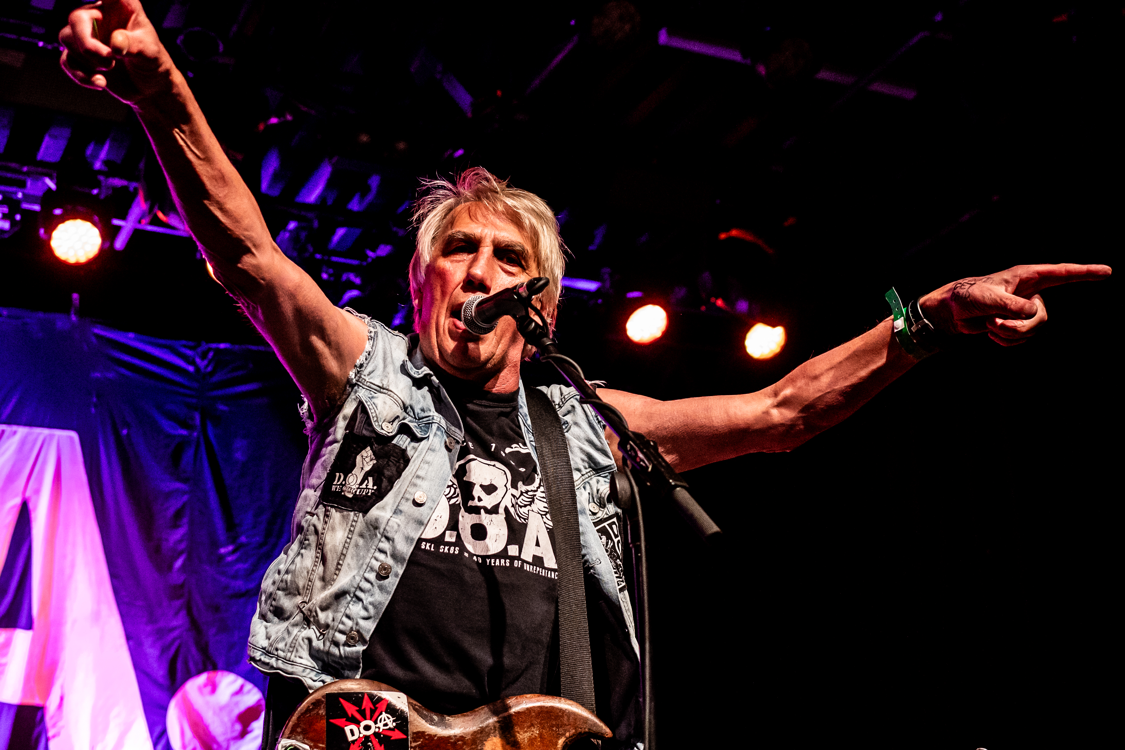 DOA performing at Commodore Ballroom, Vancouver - concert photography by Michael Caswell