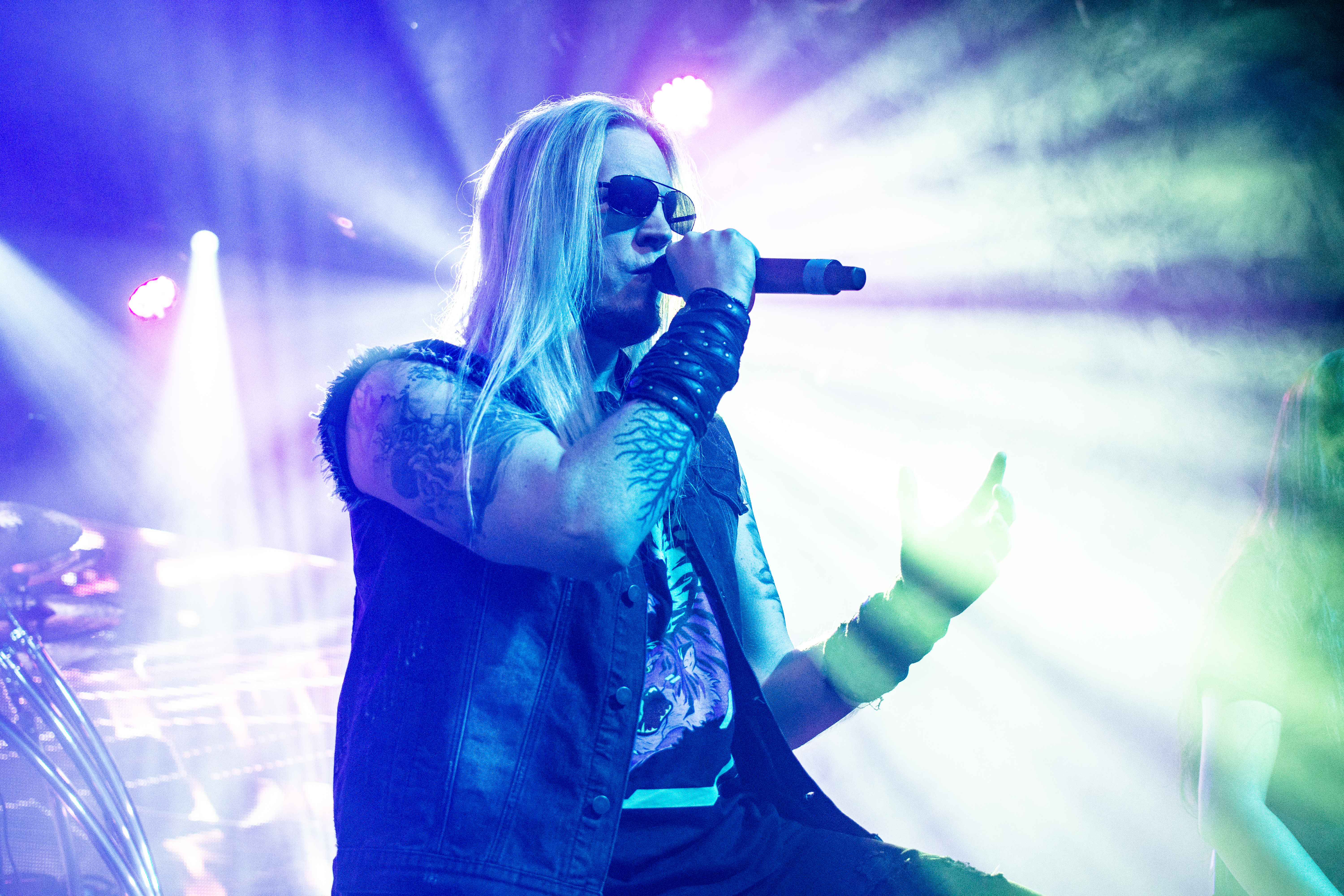 Dragonforce performing at Commodore Ballroom, Vancouver - concert photography by Michael Caswell