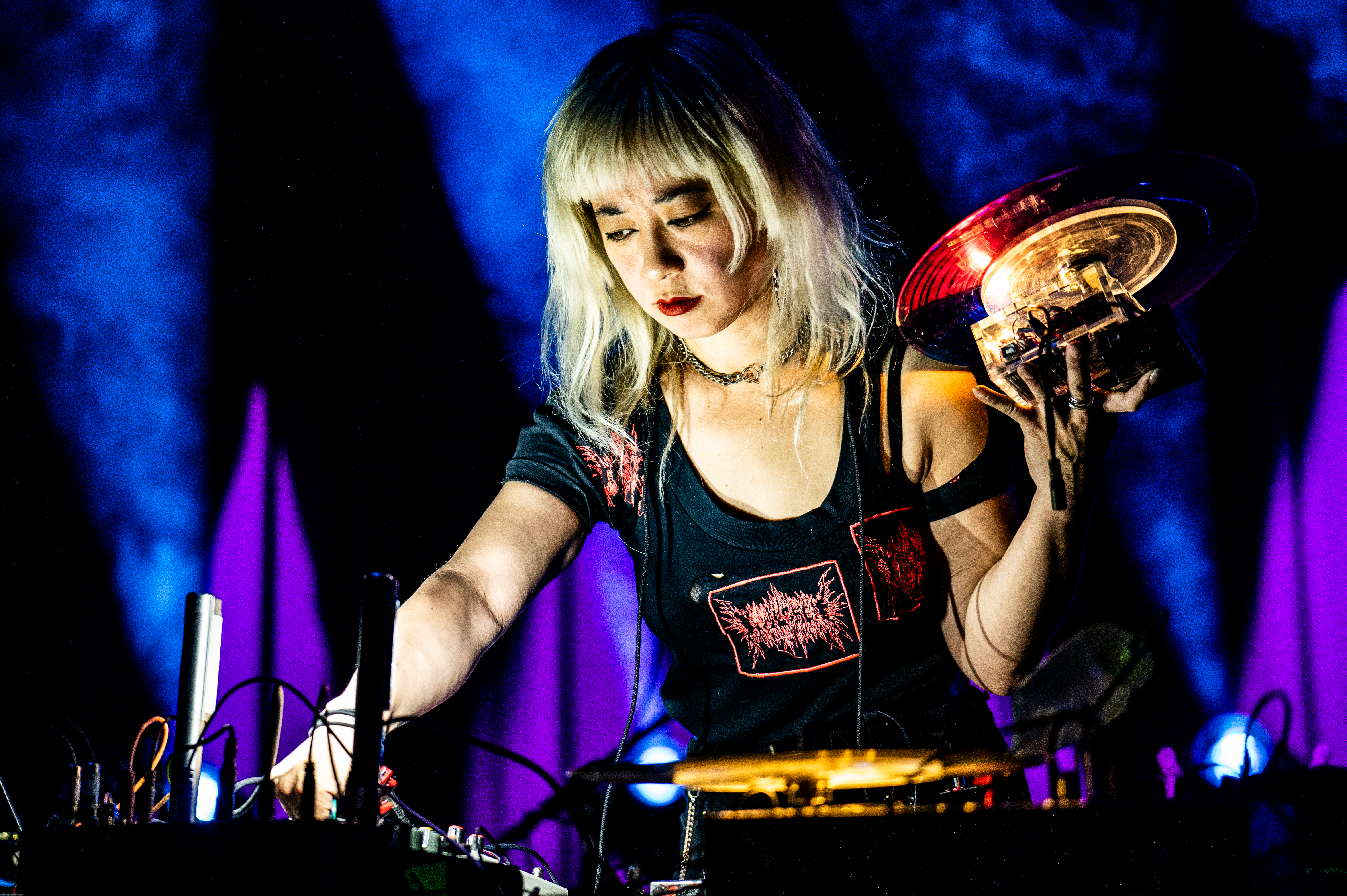 Evicshen performing at Commodore Ballroom, Vancouver - concert photography by Michael Caswell