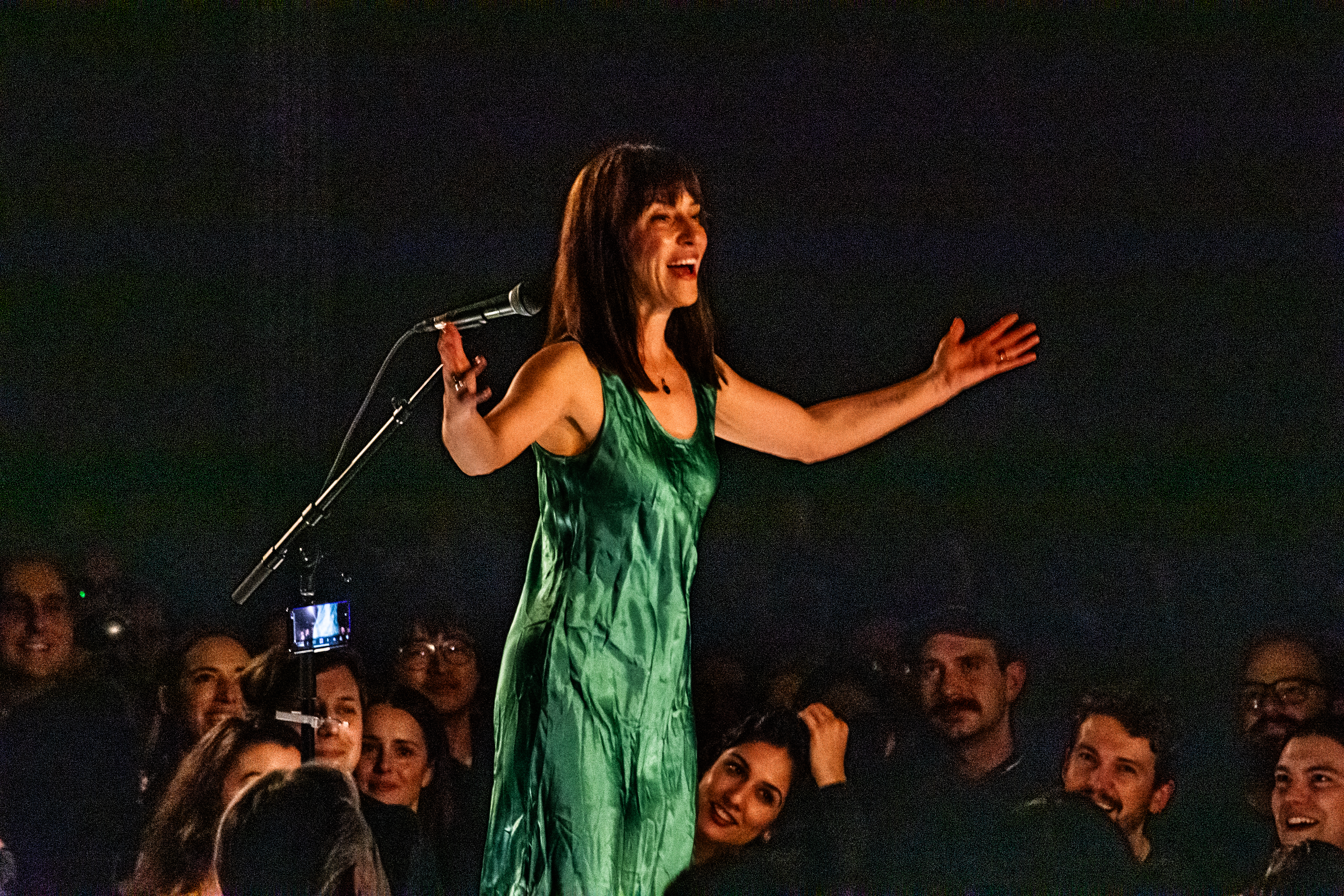 Feist performing at Commodore Ballroom, Vancouver - concert photography by Michael Caswell